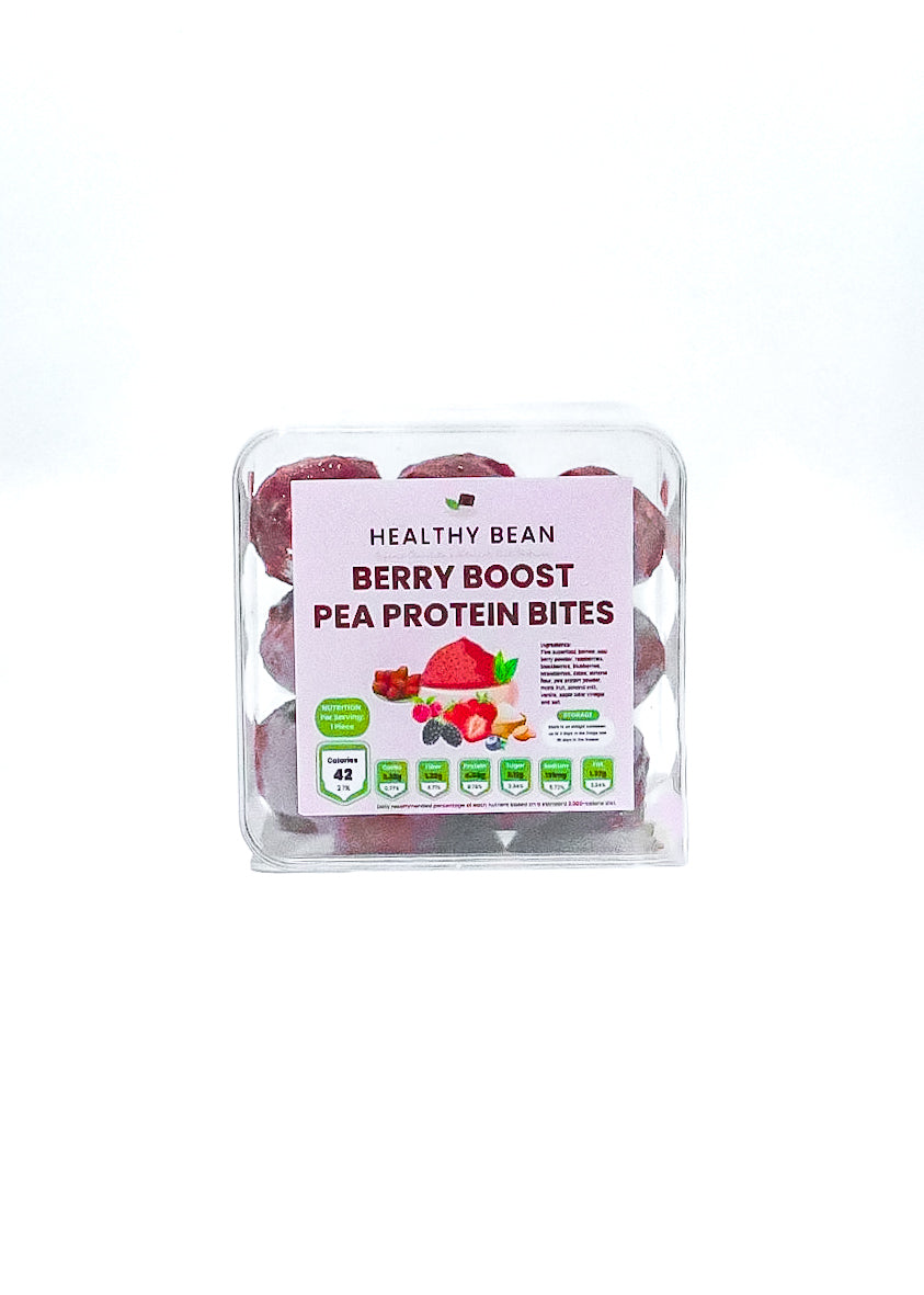Berry Boost Pea Protein Bites