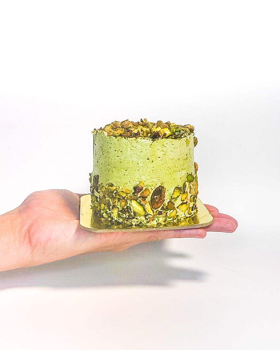 Matcha Pistachio Dates Caramel Cake 6"-8"