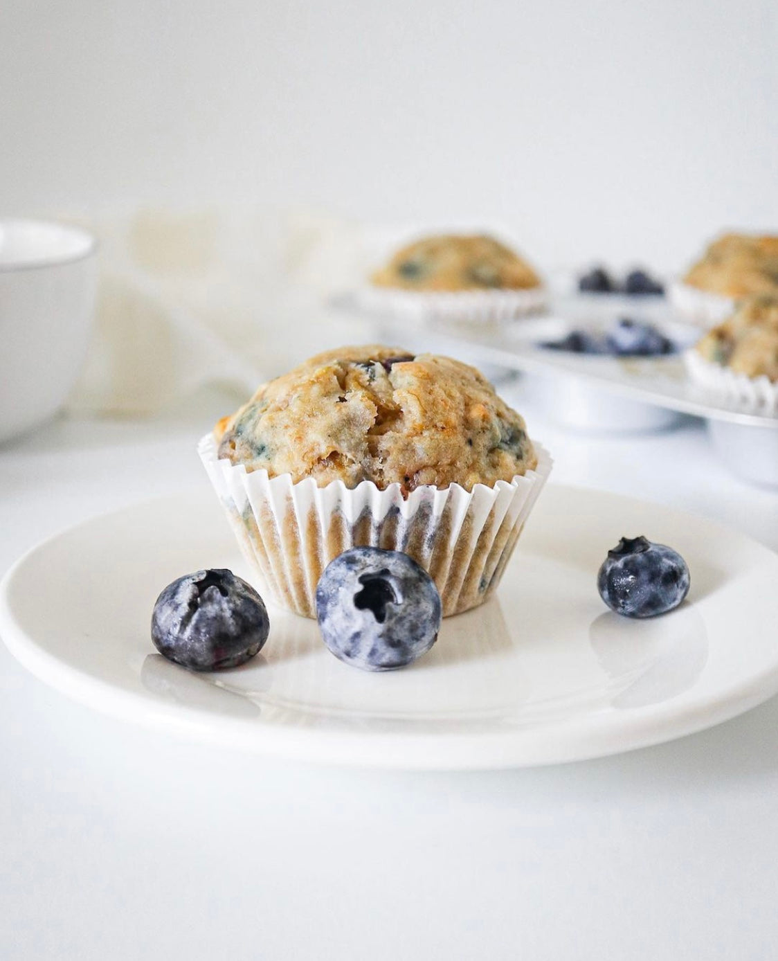 Banana Blueberry Muffins