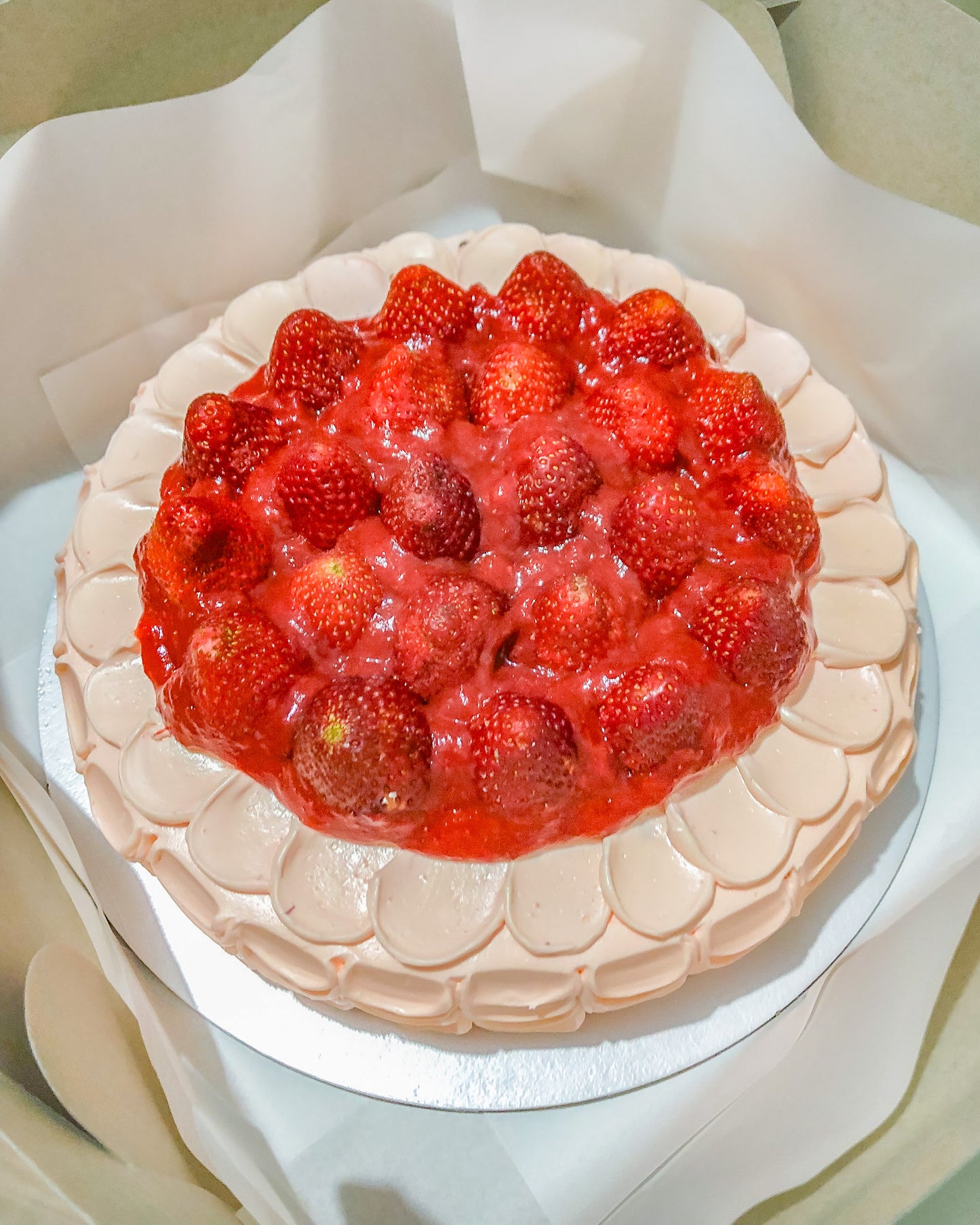 Vanilla Strawberry Overload Cake (3-day Lead Time)