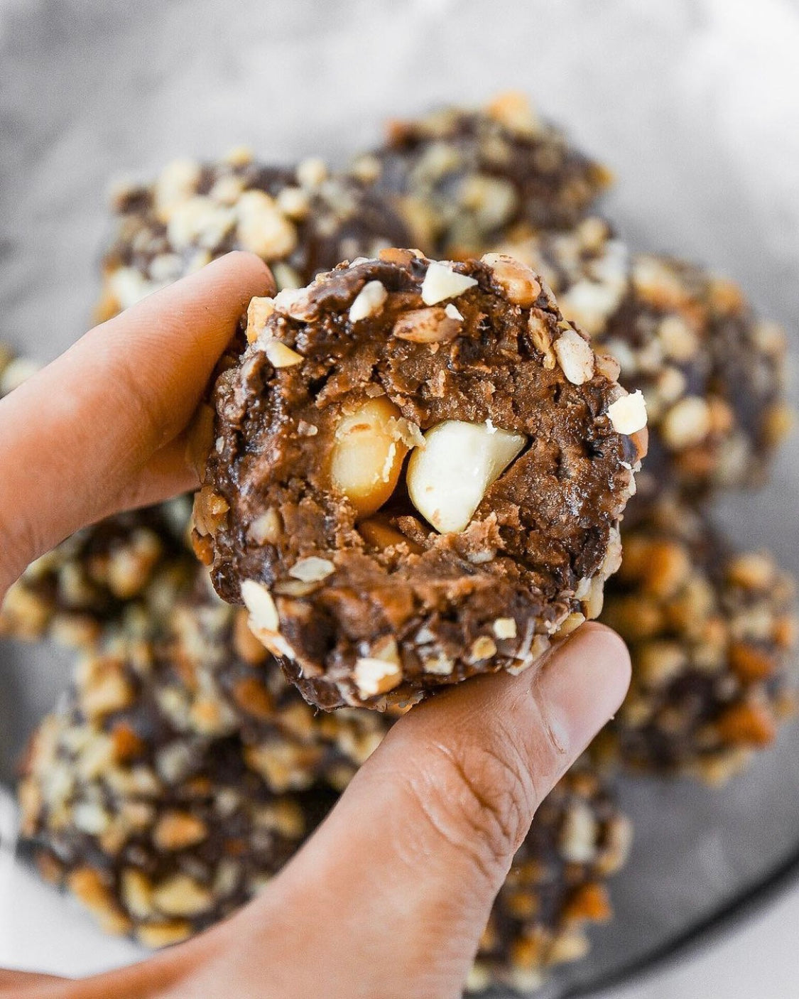 Macadamia Pea Protein Bites