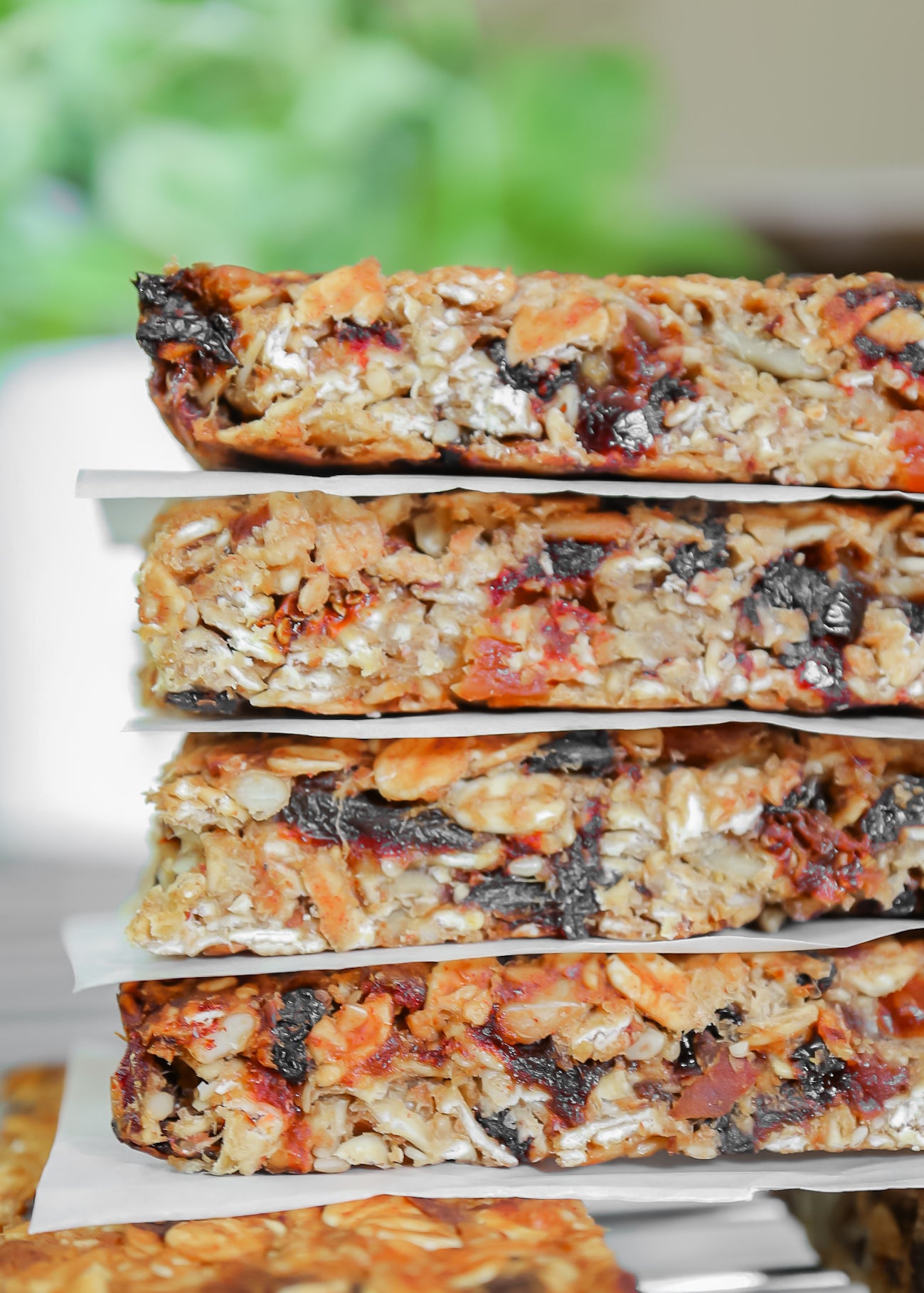 Superfood Fruit Granola Protein Bar (sugar-free sweetened with dates)