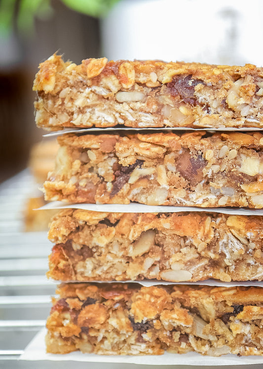 Best Seller: Nutty Power Granola Protein Bars (sugar-free sweetened with dates)