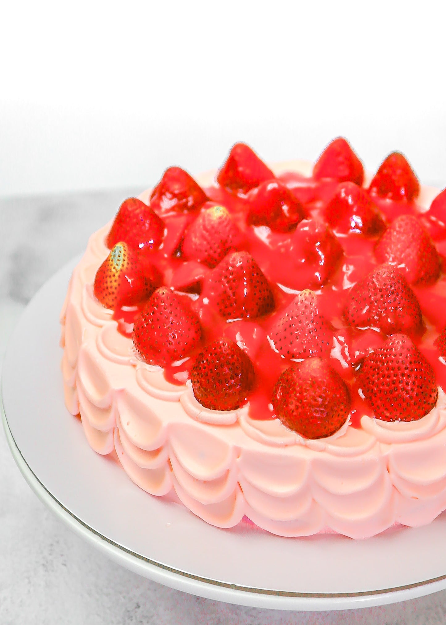 Best Seller: Vanilla Strawberry Overload Cake
