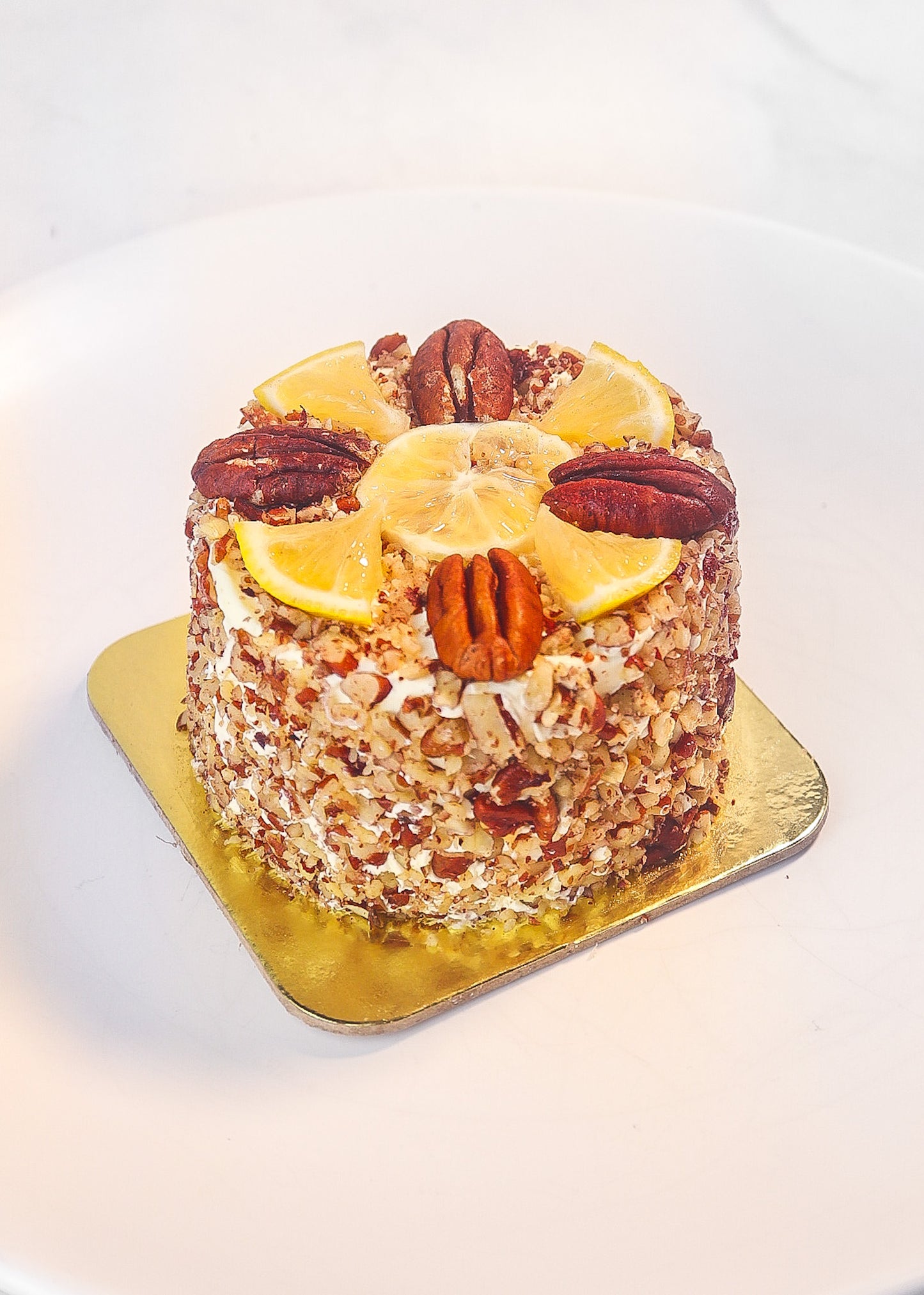Pecan Lemon Carrot Cake