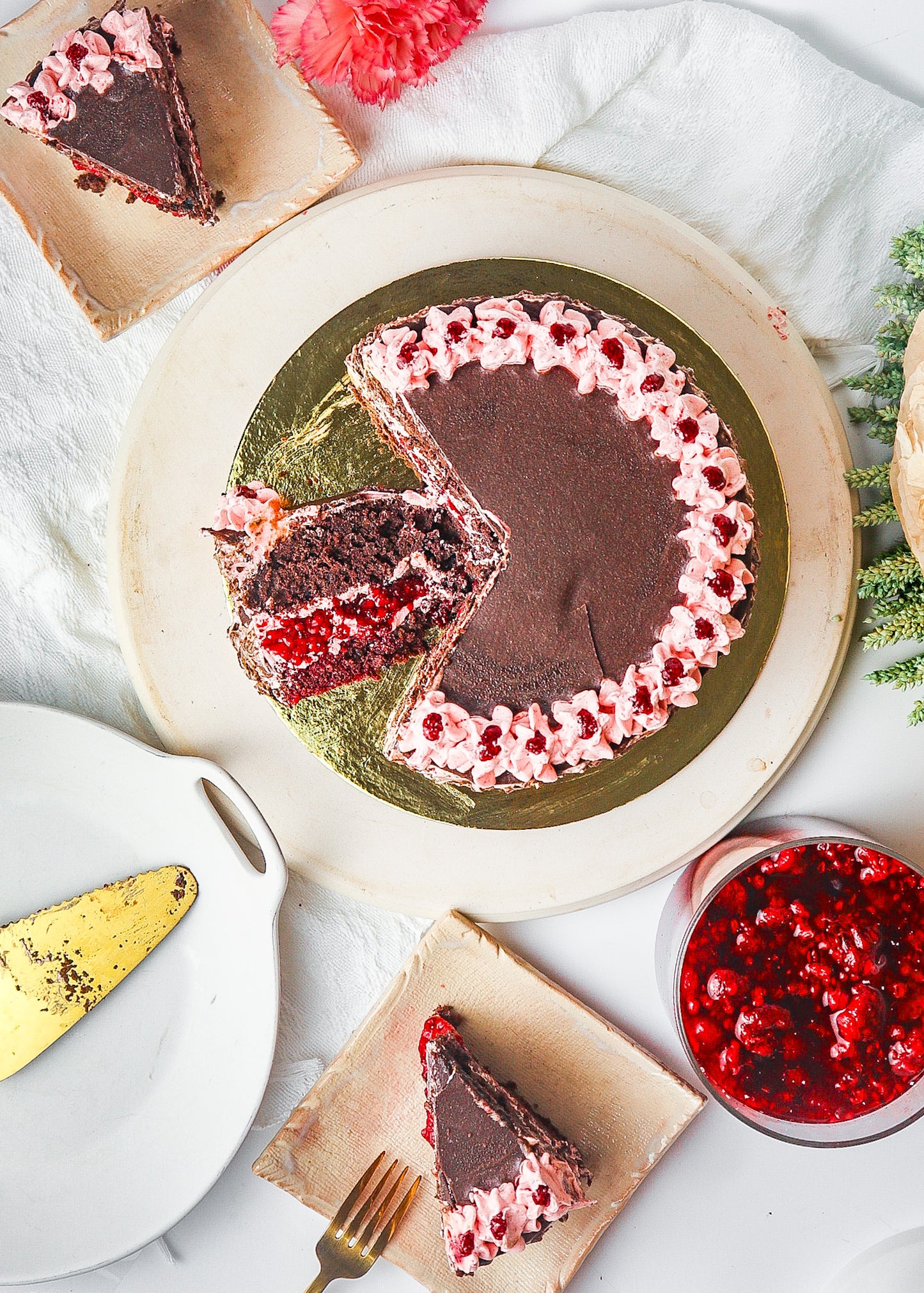 Raspberry Lush Chocolate Cake (Pre-order: 3-Day Lead Time)