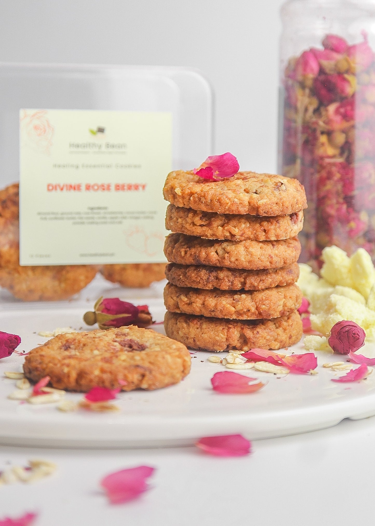 Divine Rose Berry Cookies
