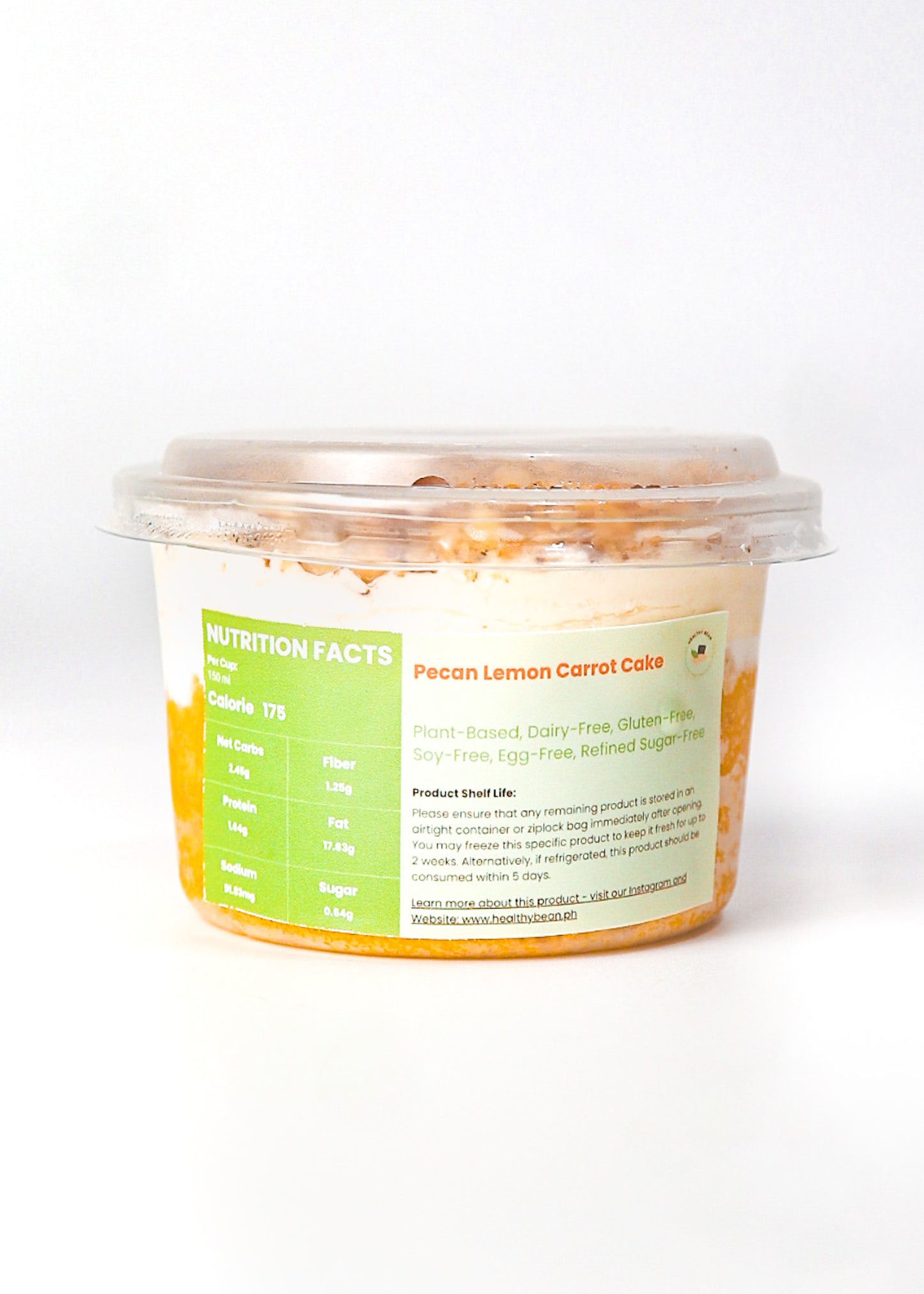 Pecan lemon Carrot Cake in Cup