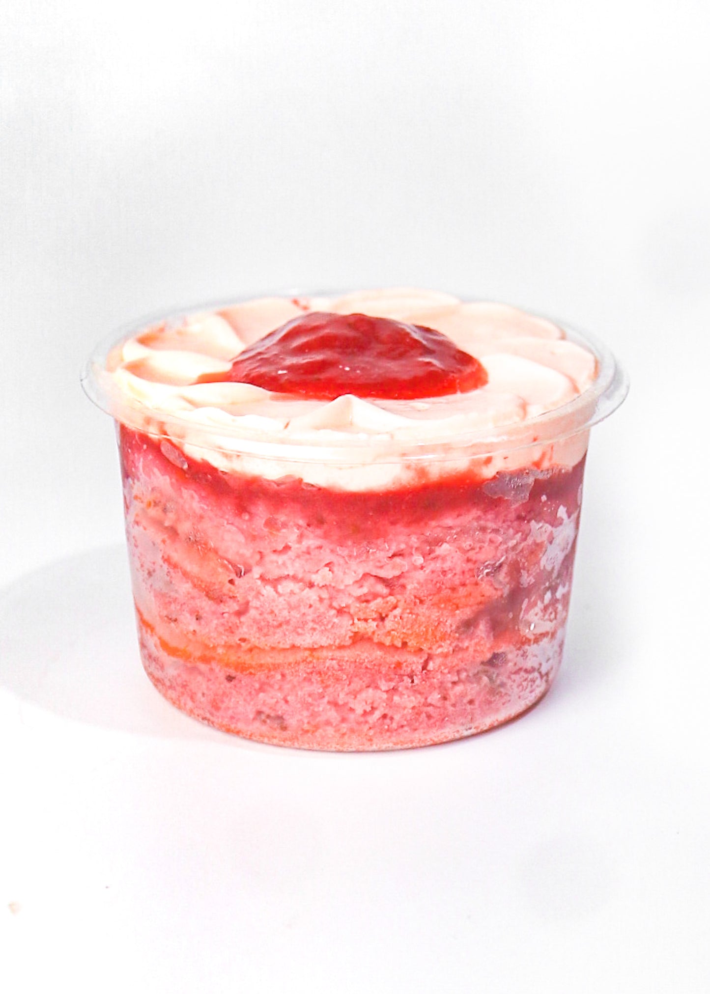 Vanilla Strawberry Overload Cake in Cup