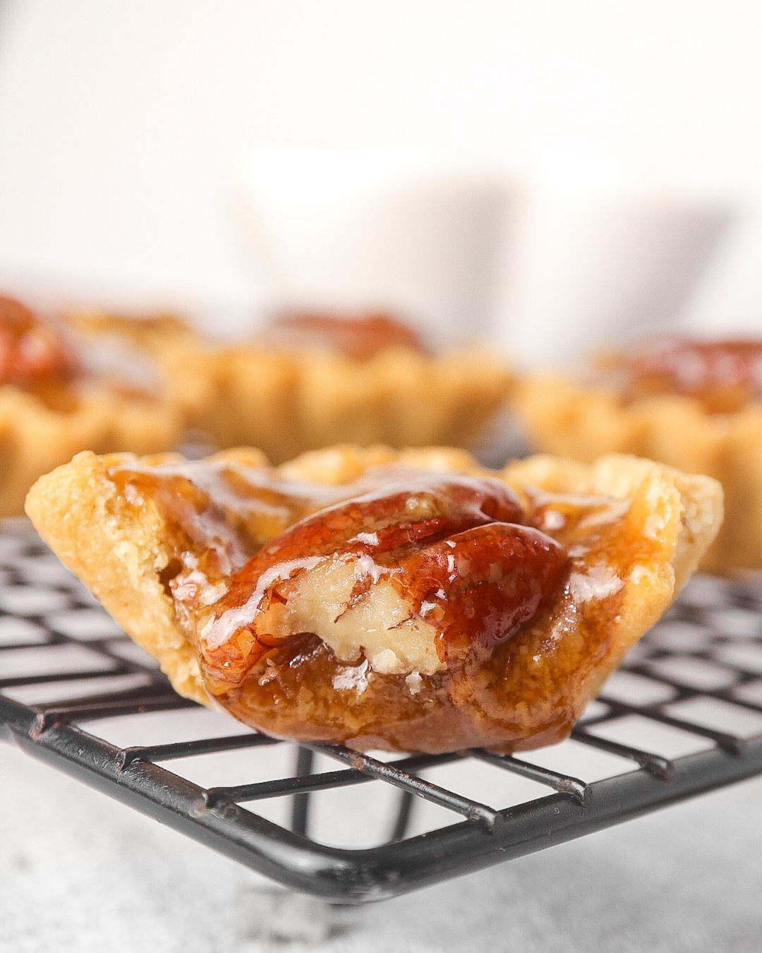 Pecan Salted Coco Caramel Tartlet