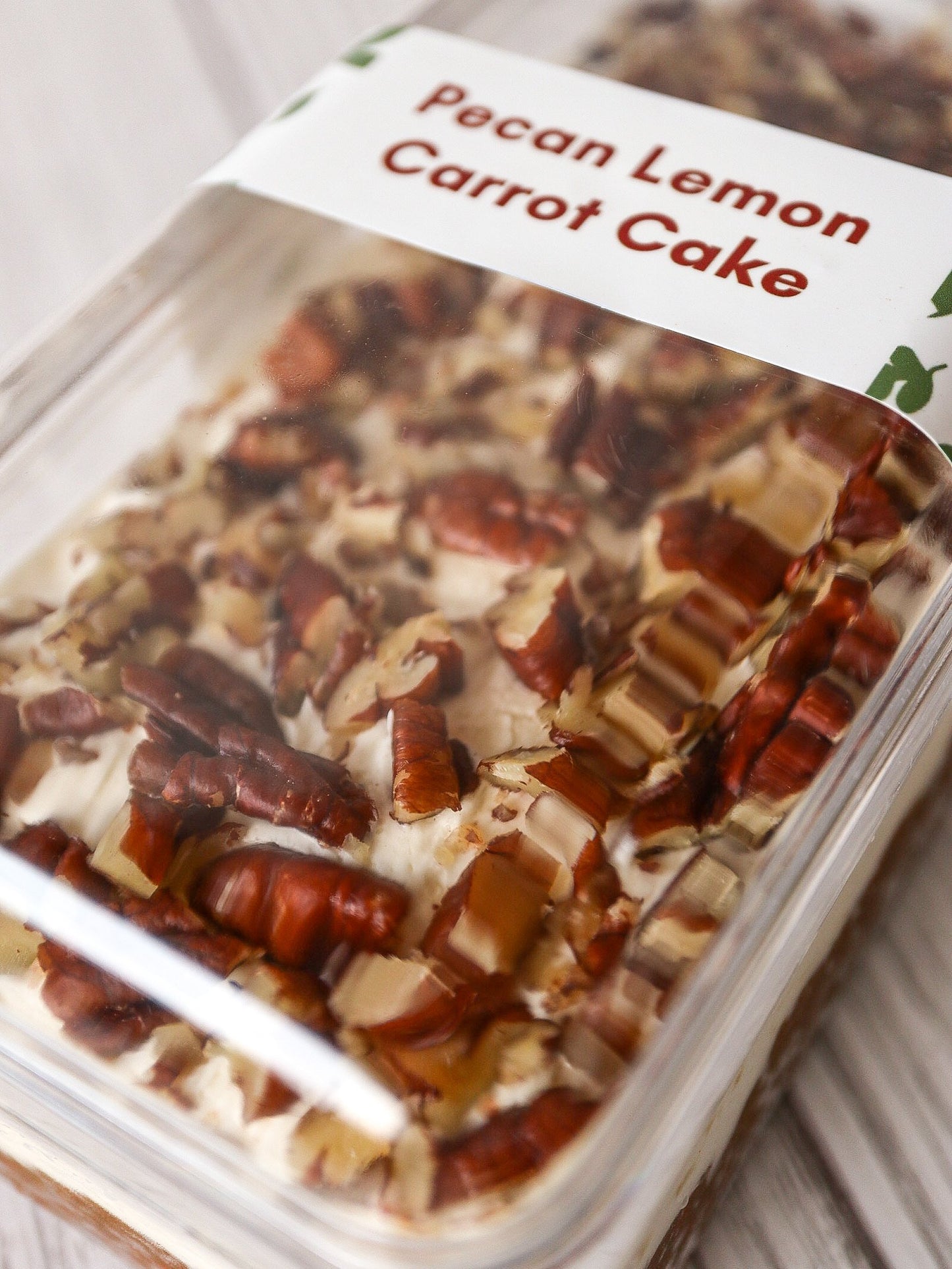 Pecan Lemon Carrot Cake (coconut sugar sweetener)