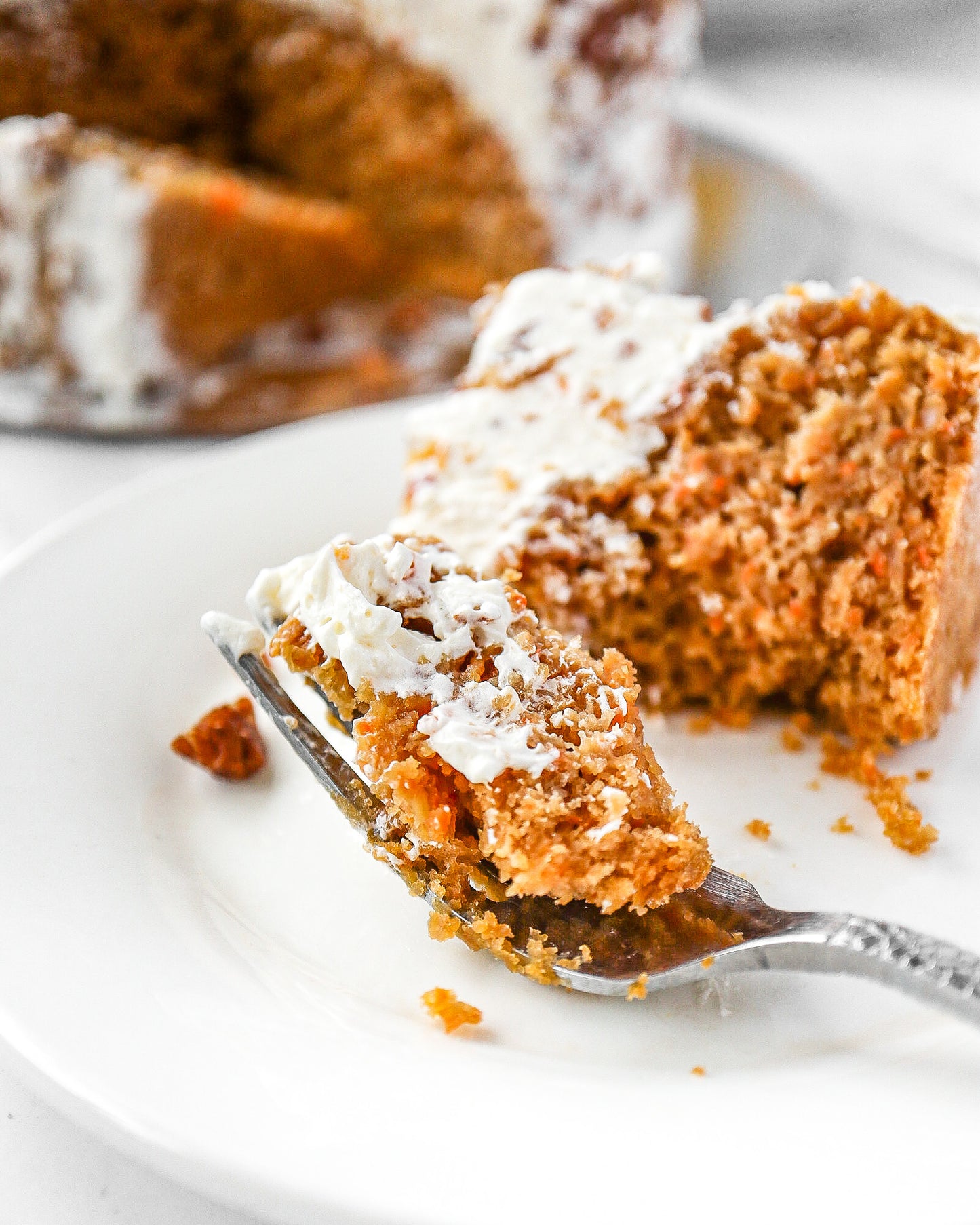 Pecan Lemon Carrot Cake (coconut sugar sweetener)