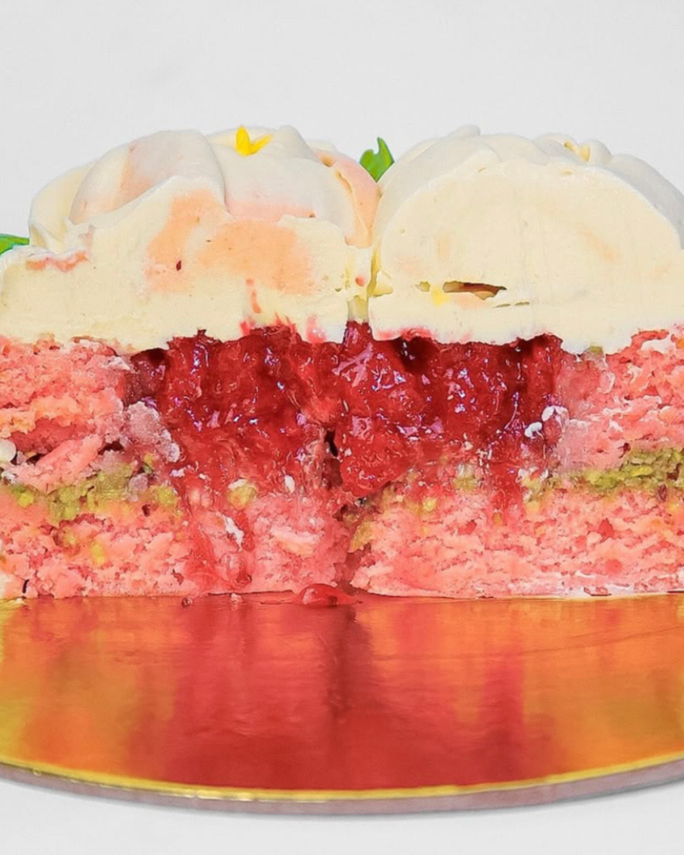 Rosette Buttercream Strawberry Pistachio (Pre-order: 3-Day Lead Time)
