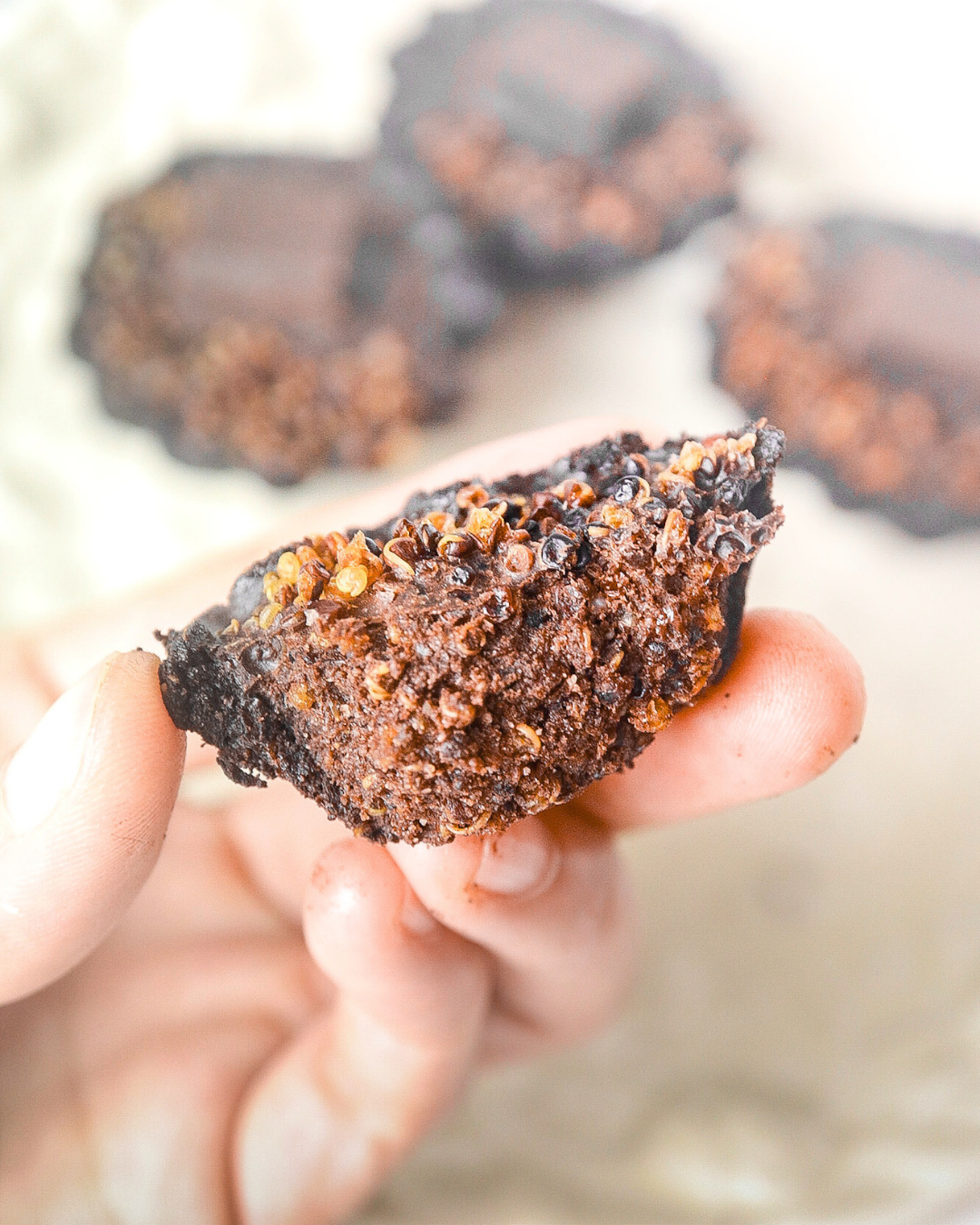 Dark Chocolate Quinoa Tartlet