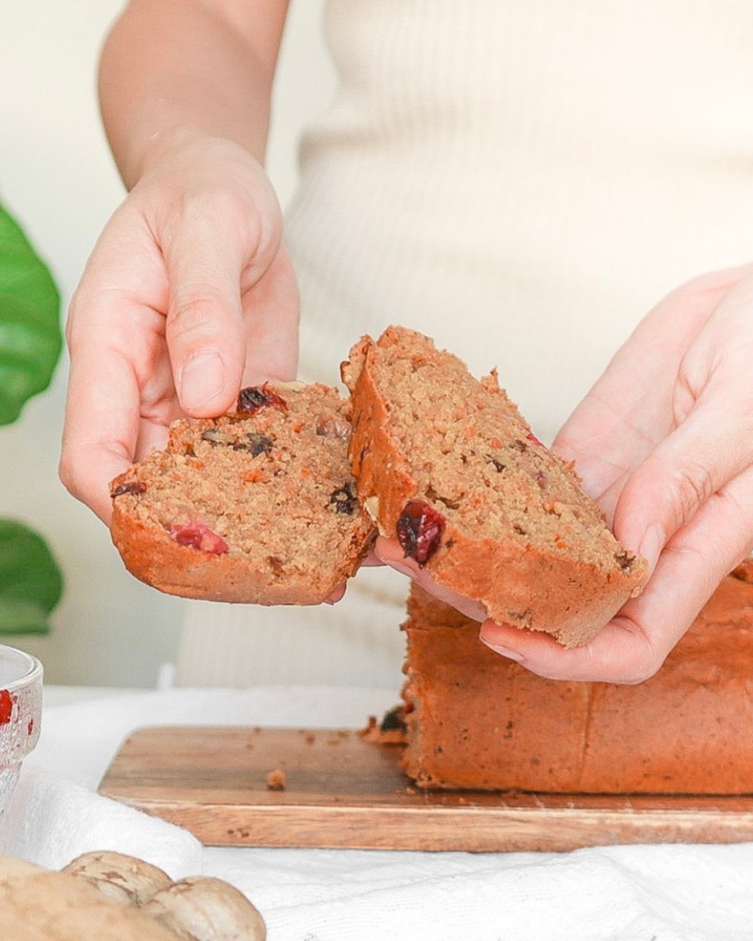 Ginger Carrot Walnut Bread