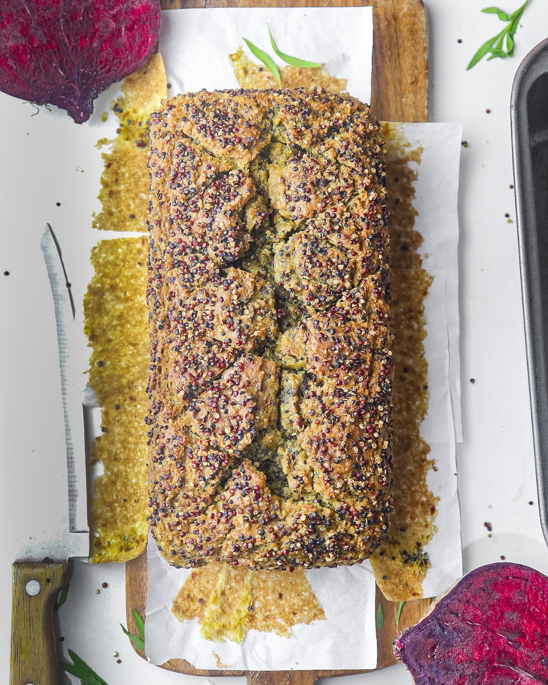 Quinoa Beet Bread