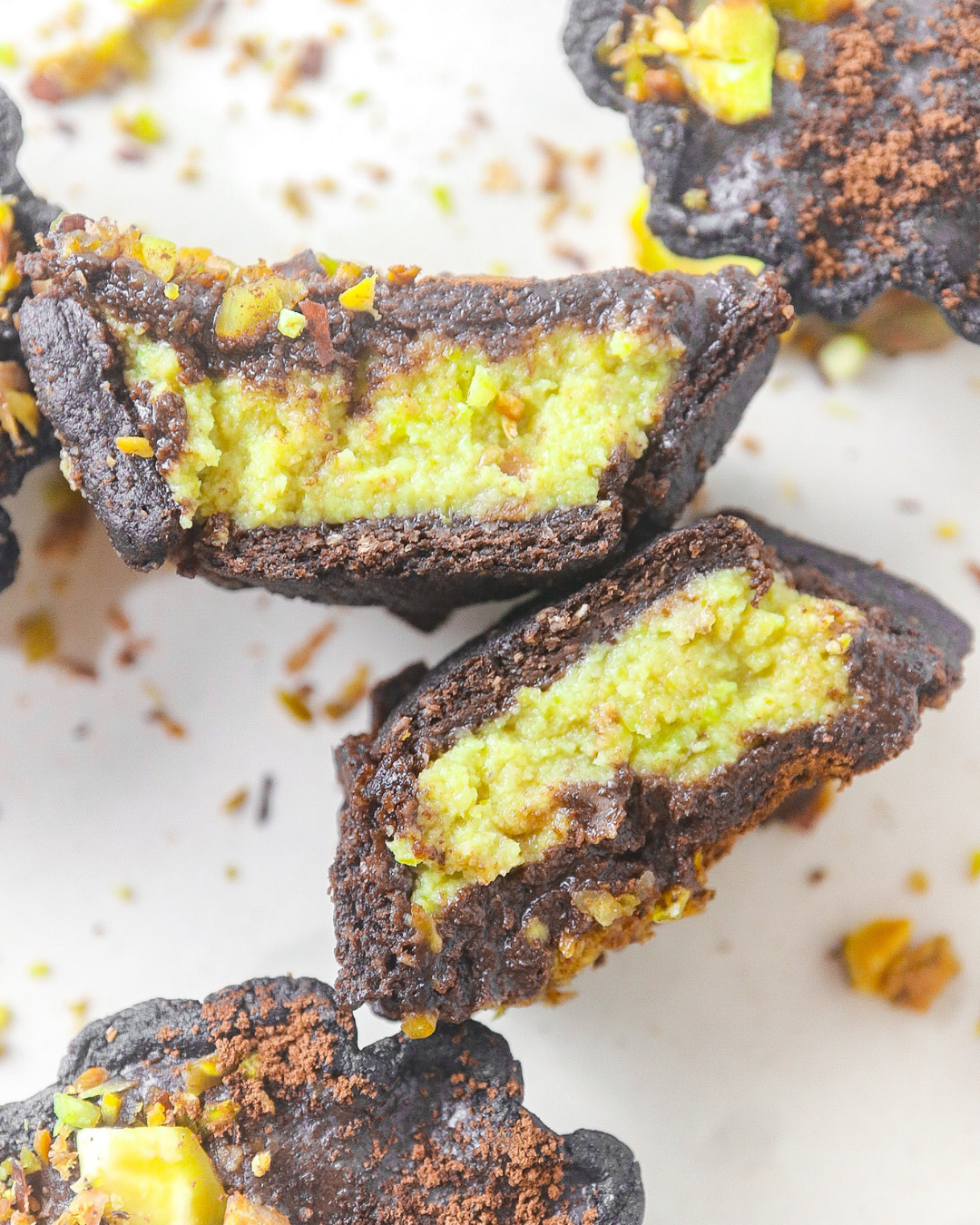 Dark Chocolate Pistachio Tartlet
