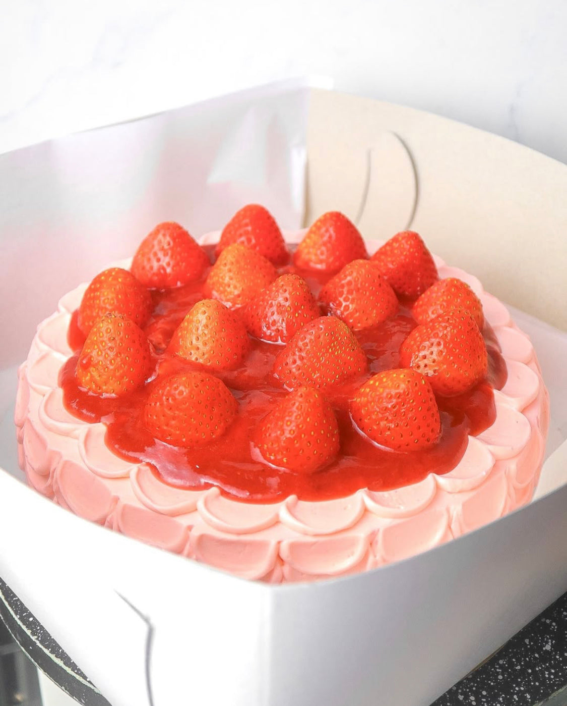 Vanilla Strawberry Overload Cake  (3-day Lead Time)