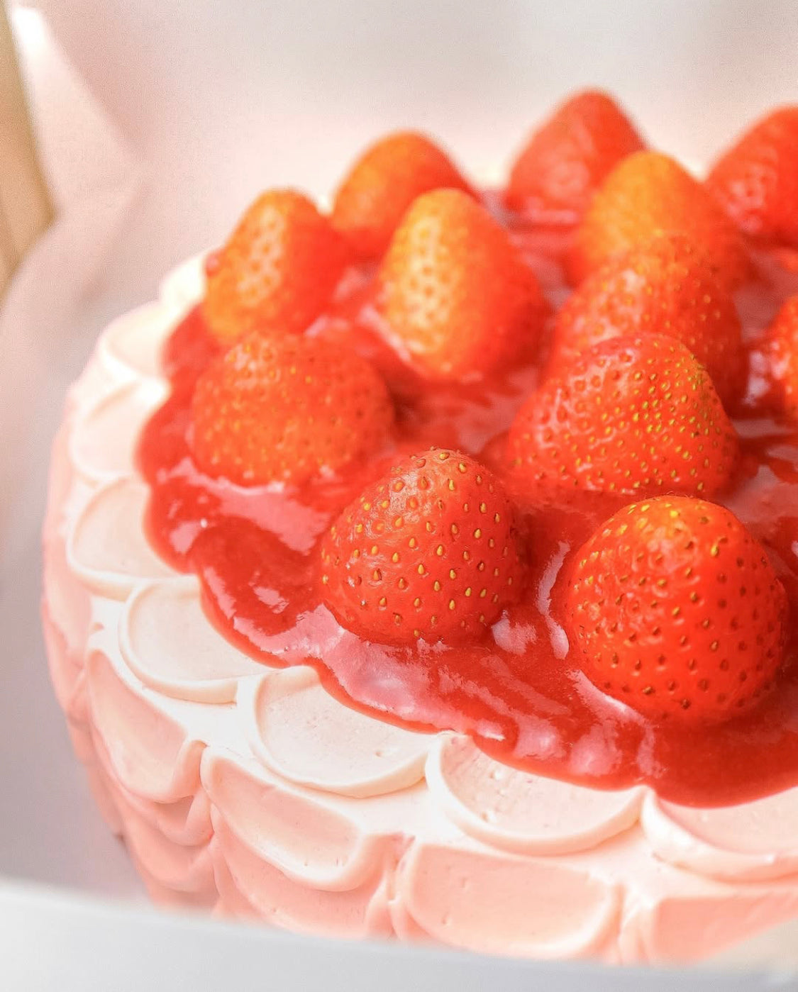 Vanilla Strawberry Overload Cake  (3-day Lead Time)