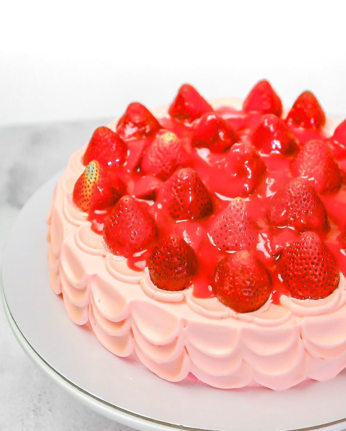Vanilla Strawberry Overload Cake  (3-day Lead Time)