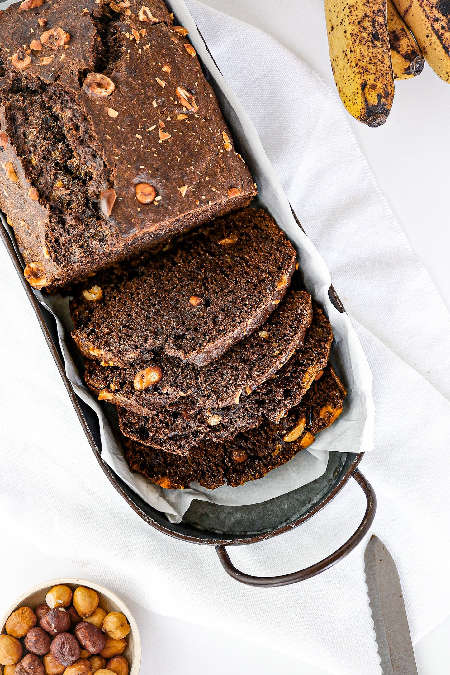 Banana Hazelnut Bread