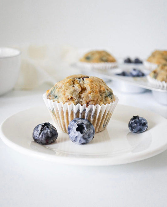 Banana Blueberry Muffins
