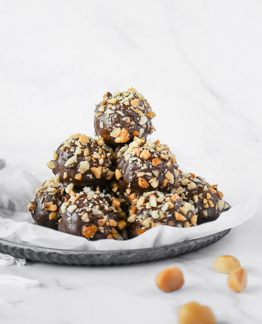 Macadamia Pea Protein Bites