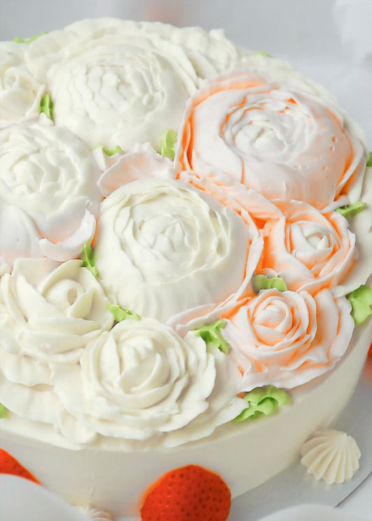 Rosette Buttercream Strawberry Pistachio (Pre-order: 3-Day Lead Time)