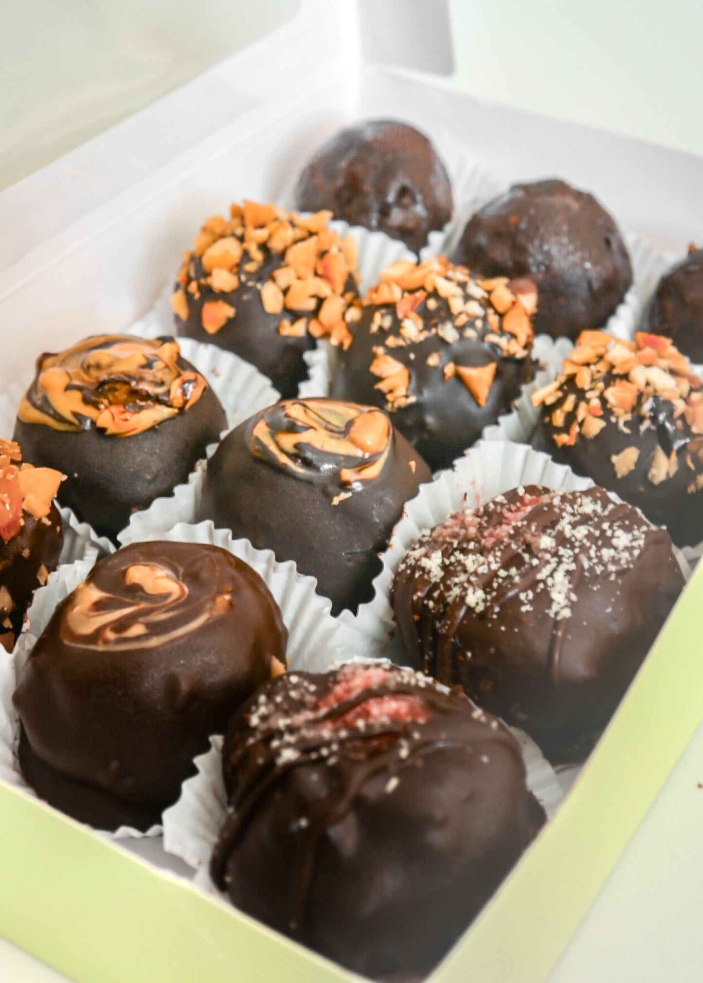 Best Seller: Assorted Truffles - Mixed of Pea Protein and Cake Truffles (3-24 Pieces)