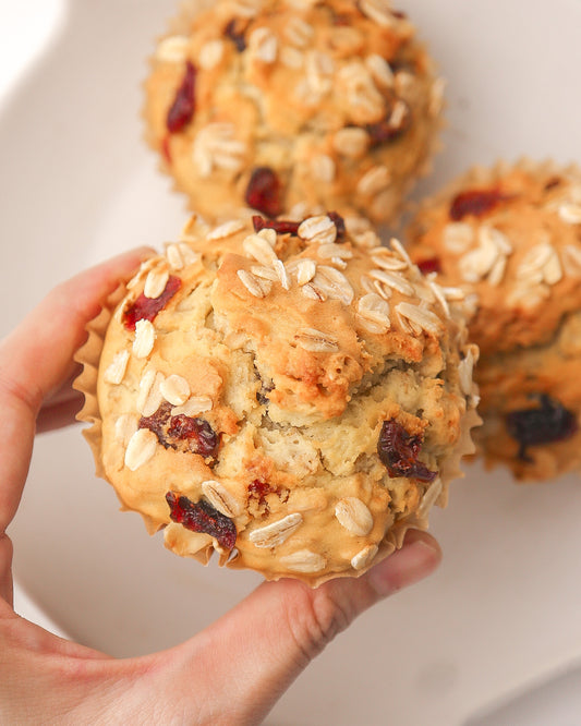 Cranberry Oatmeal Muffins