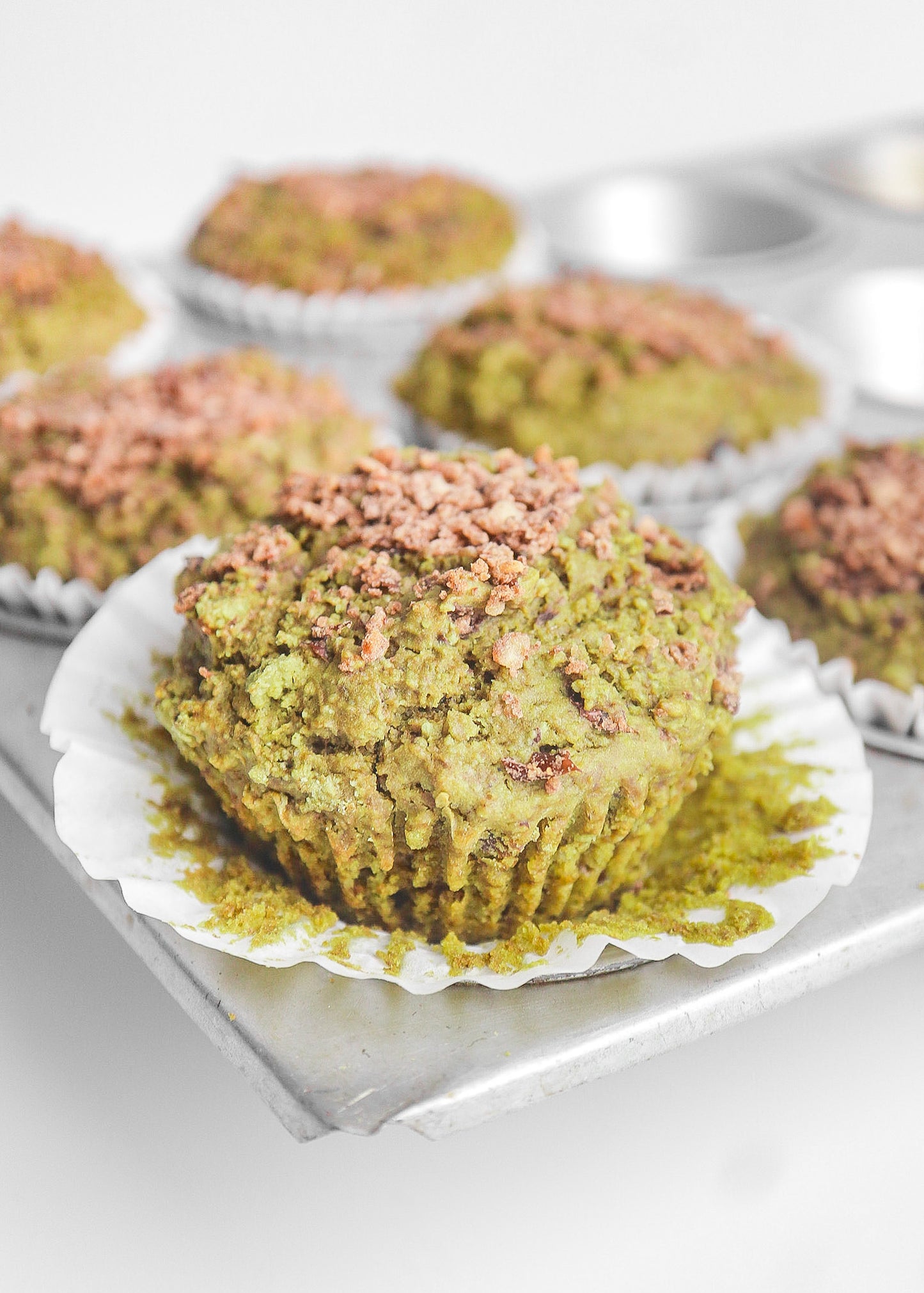 Matcha Red Bean Muffins