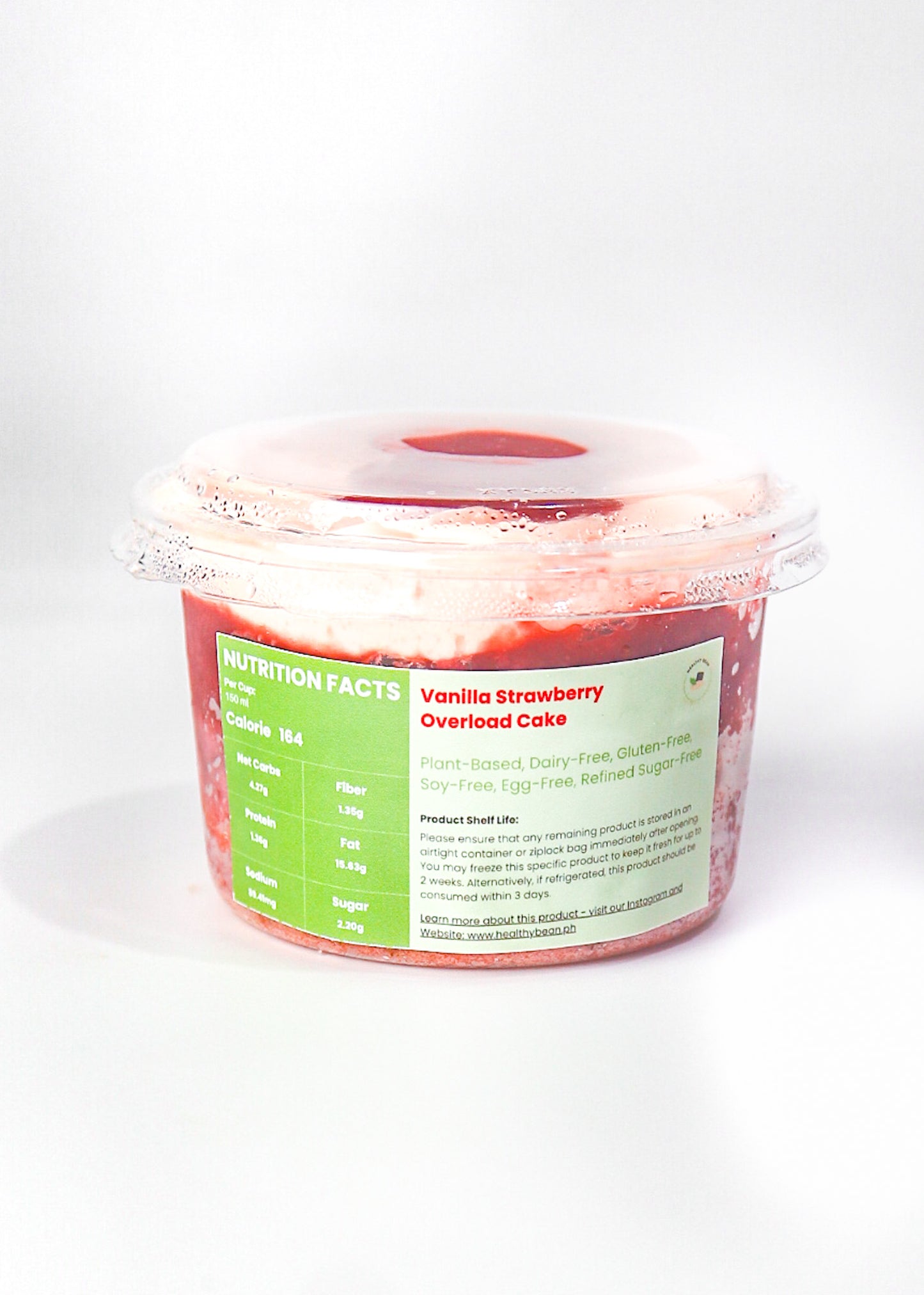 Vanilla Strawberry Overload Cake in Cup