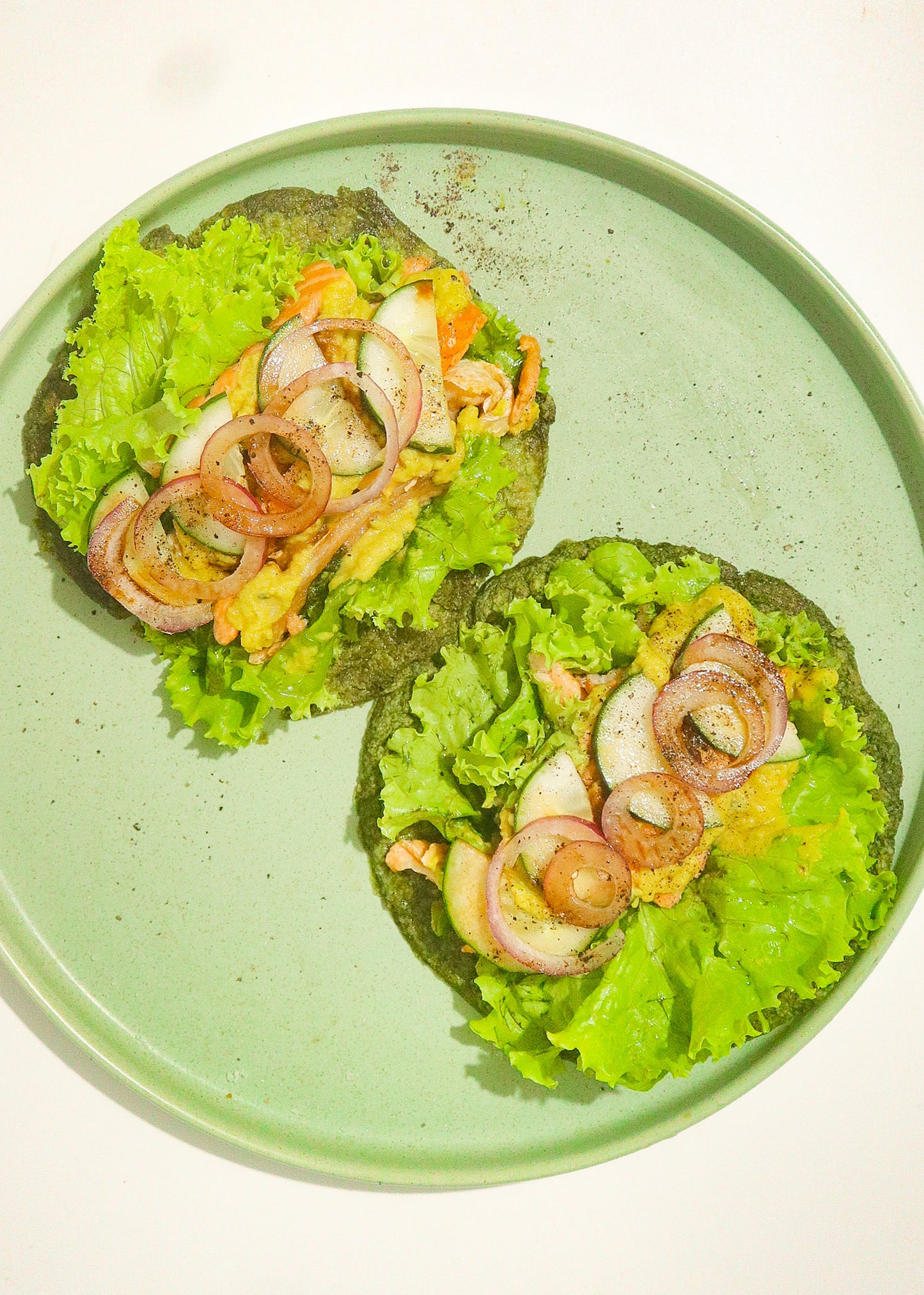 Spinach Oat Tortilla Wrap