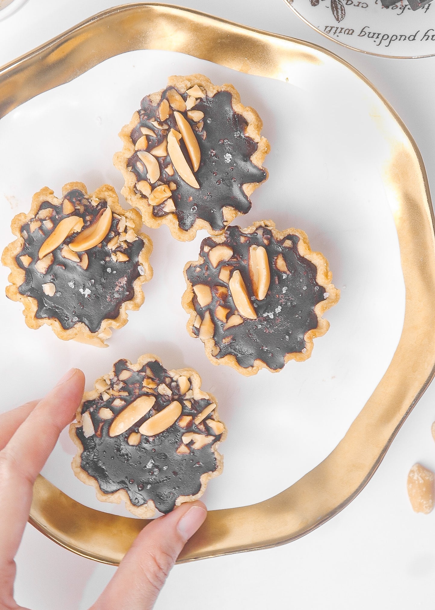 Nut Millionaire Shortbread Tart