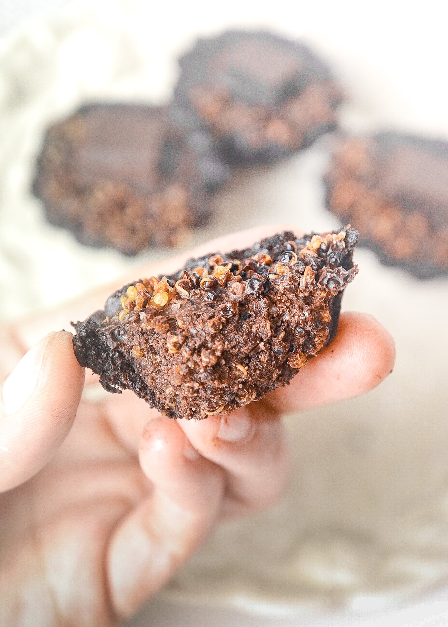 Quinoa Crisp Dark Chocolate Tart