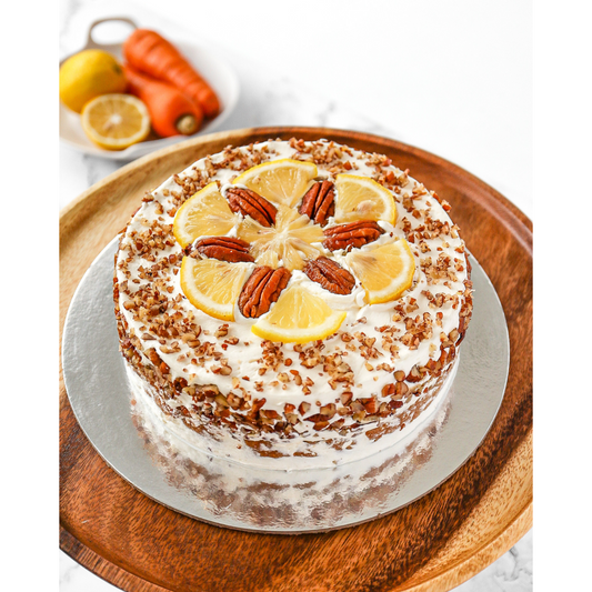 Pecan Lemon Carrot Cake