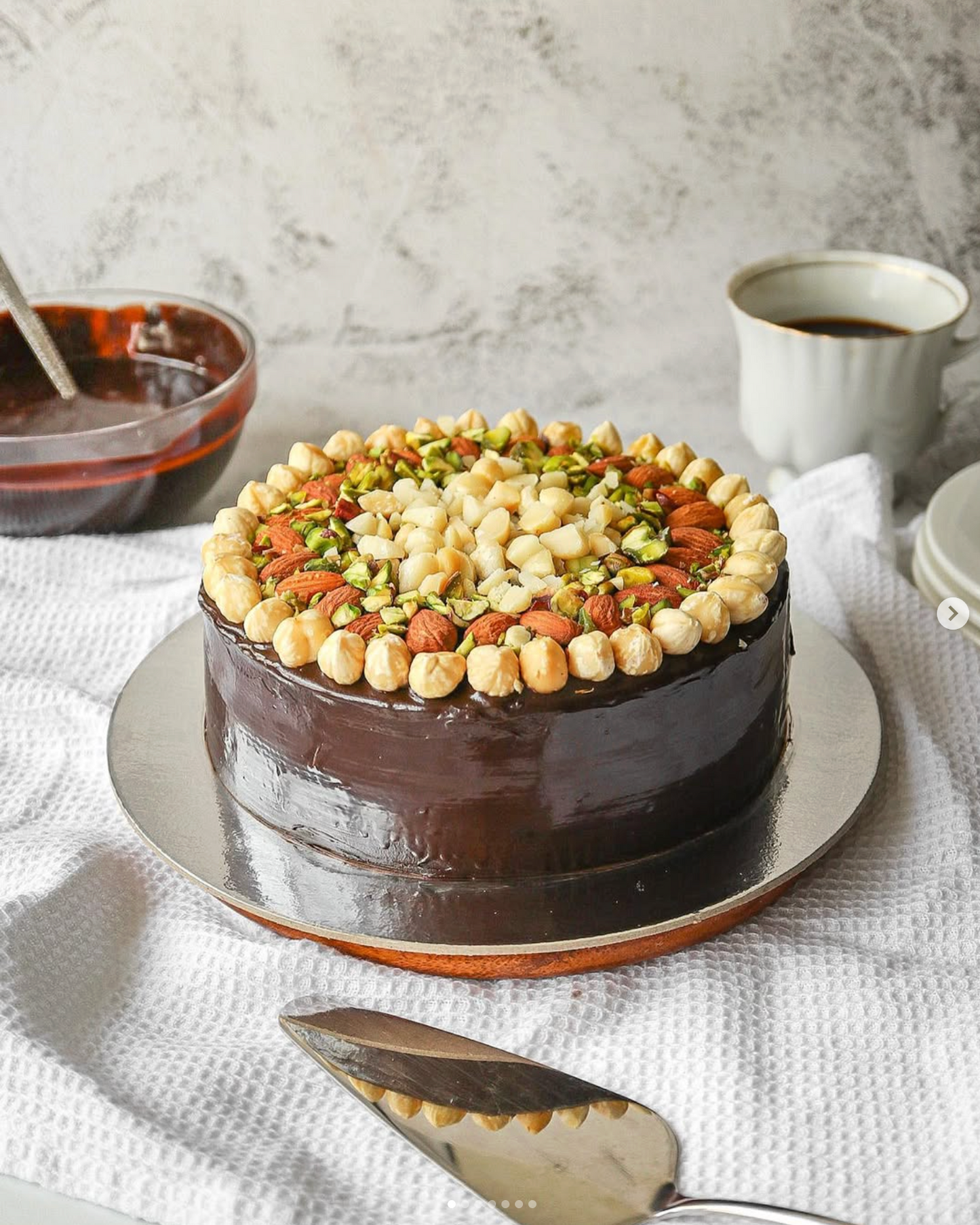 Nutty Almond Milk Chocolate Cake (3-day Lead Time)