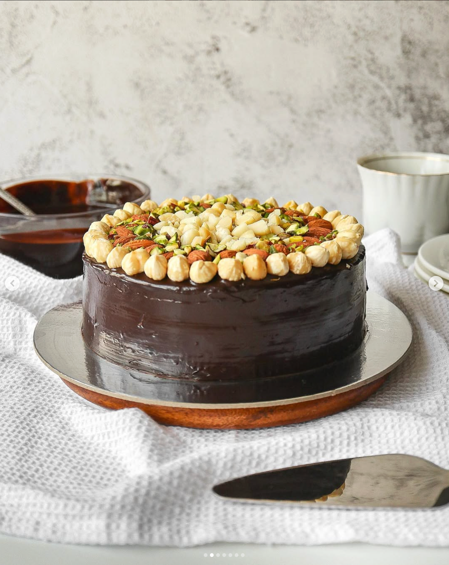 Nutty Almond Milk Chocolate Cake (3-day Lead Time)