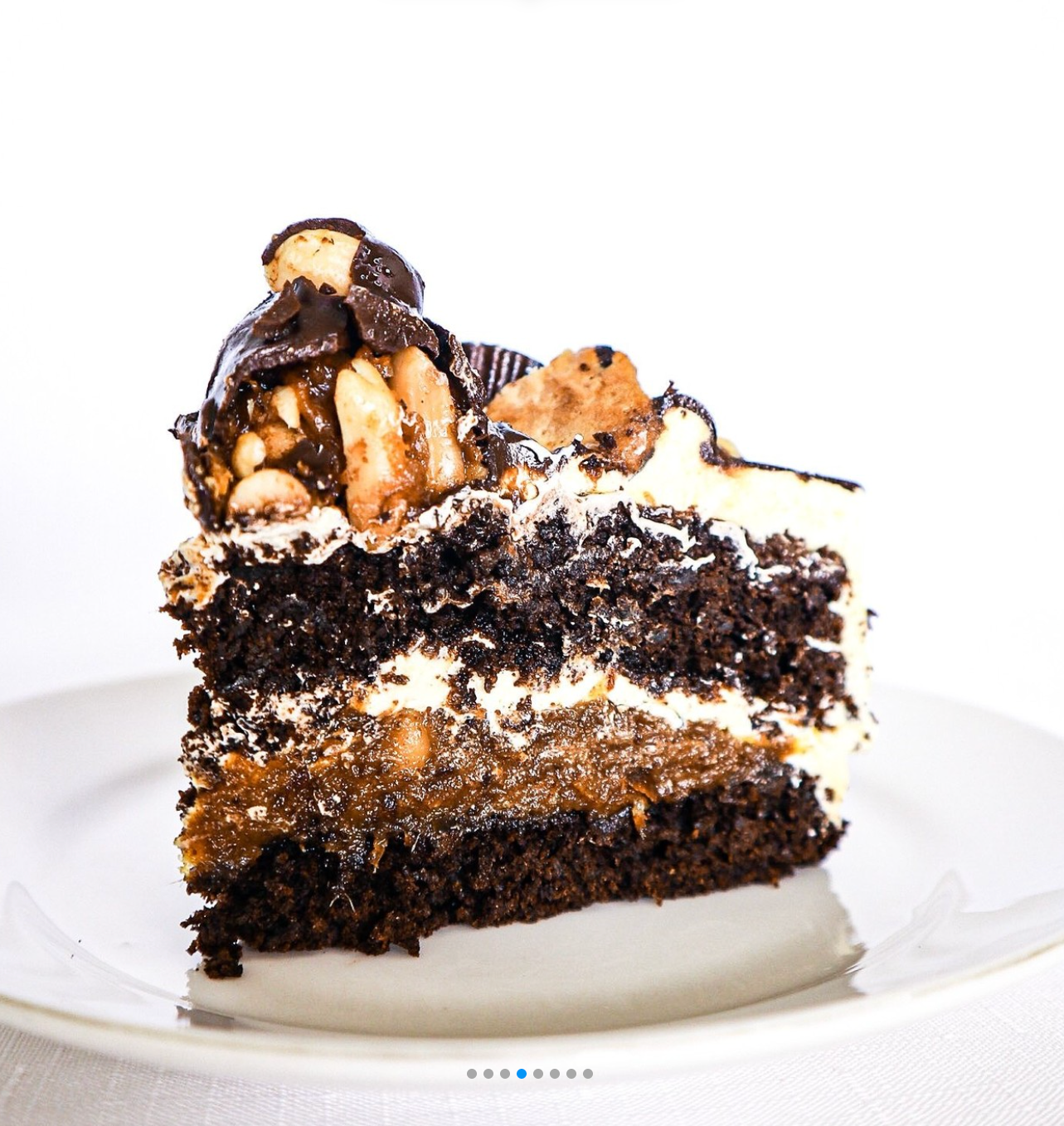 Vegan Snickers Cake