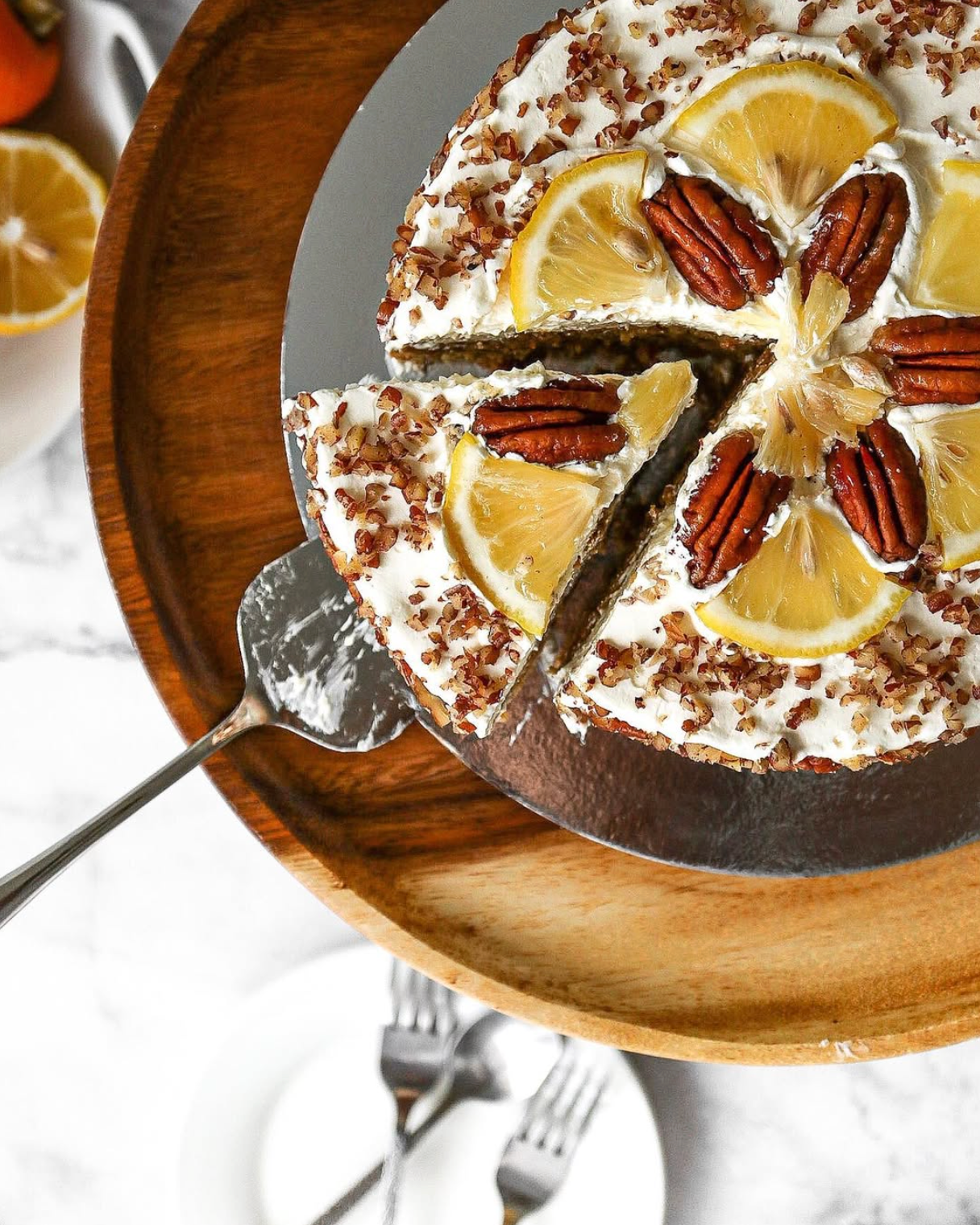Pecan Lemon Carrot Cake 6"-8"