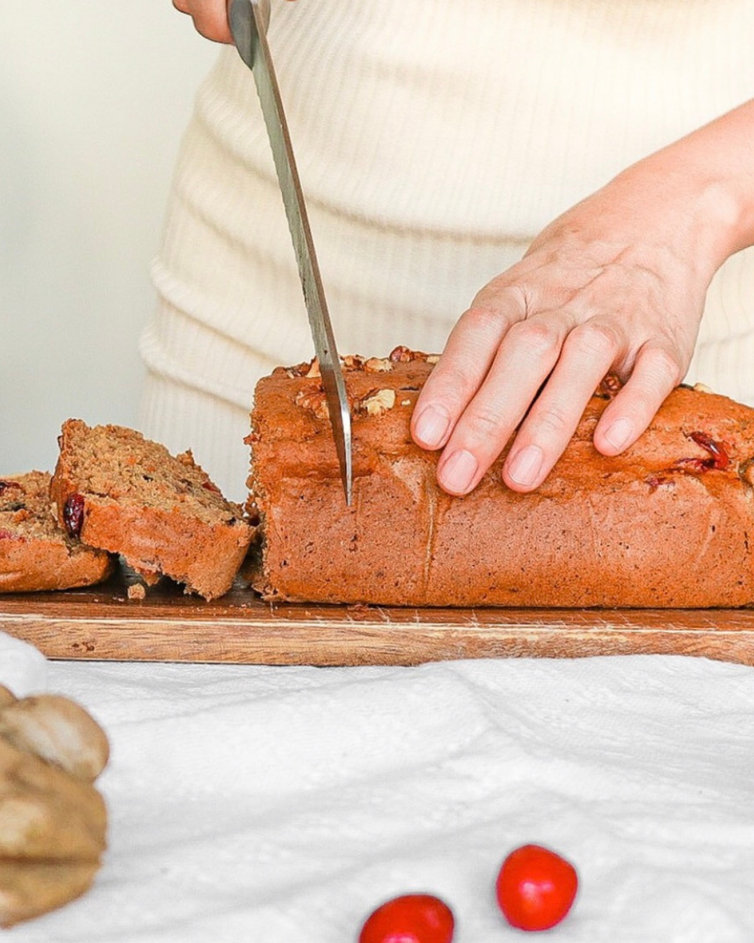 Ginger Carrot Walnut Bread