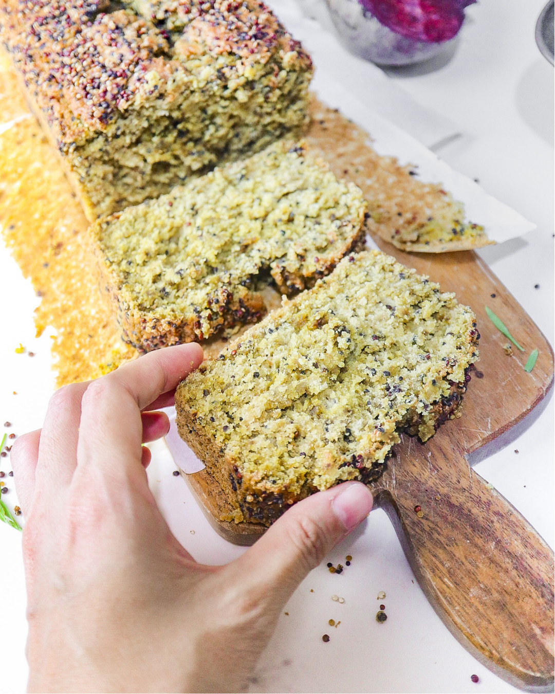 Quinoa Beet Bread