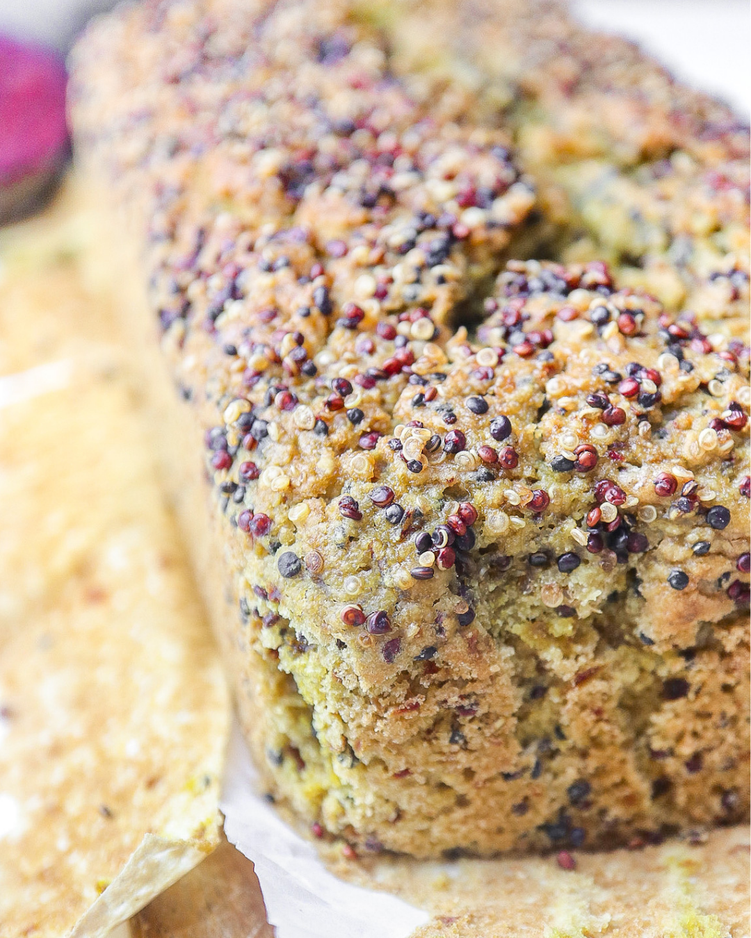 Quinoa Beet Bread