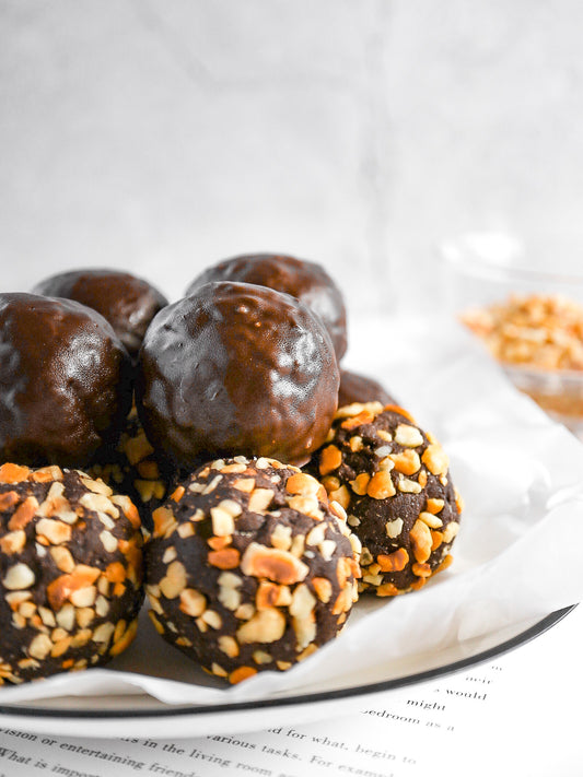 Nutella Bomb Pea Protein Bites