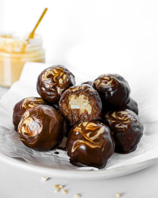 Peanut Butter Pea Protein Bites