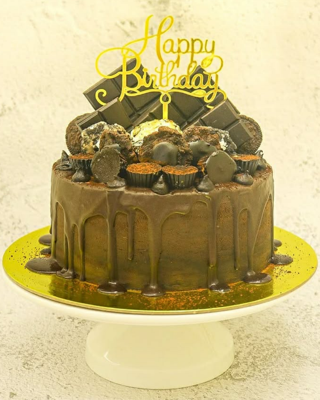 Superior Drunken Triple Dark Chocolate Protein Cake