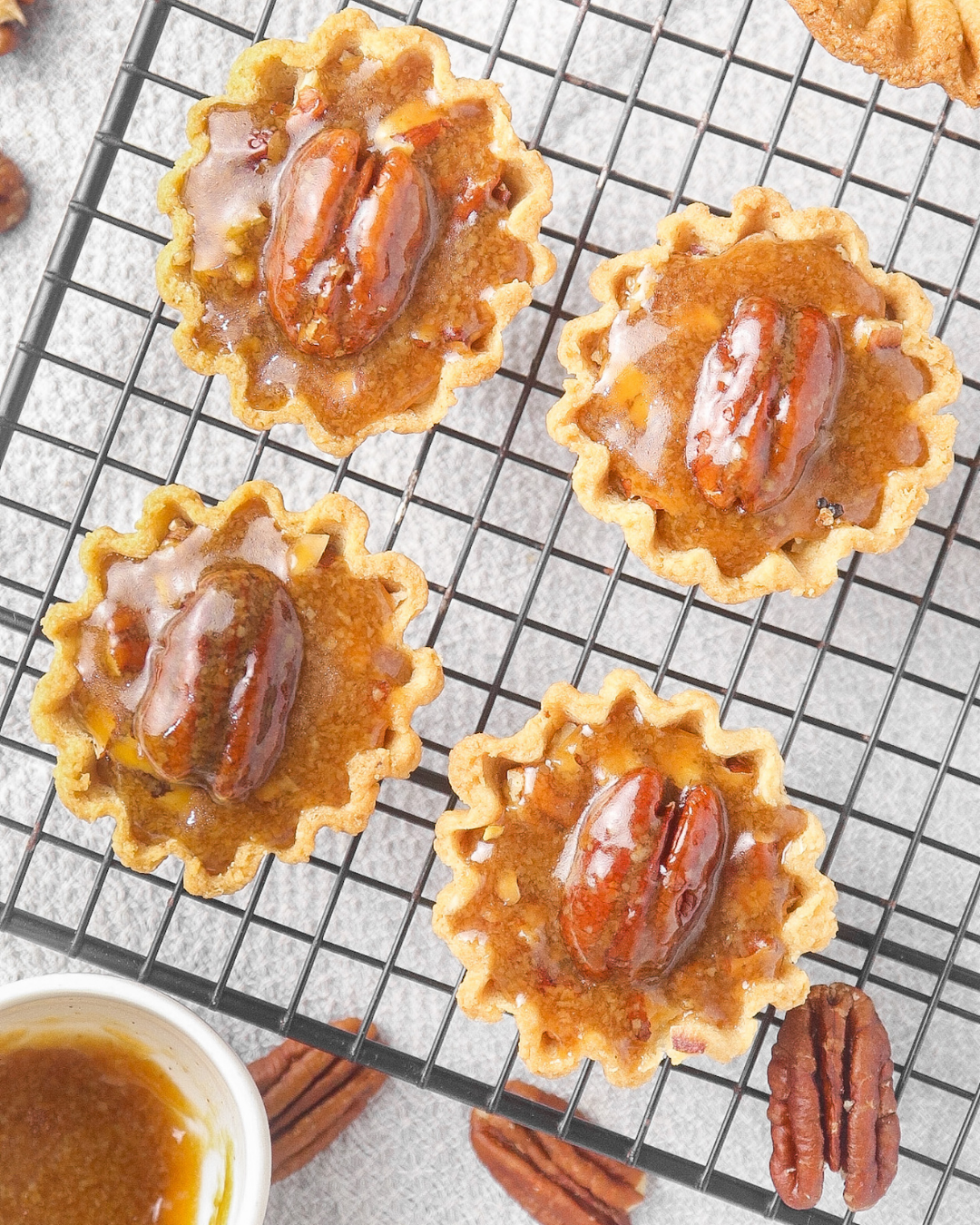 Pecan Salted Coco Caramel Tartlet