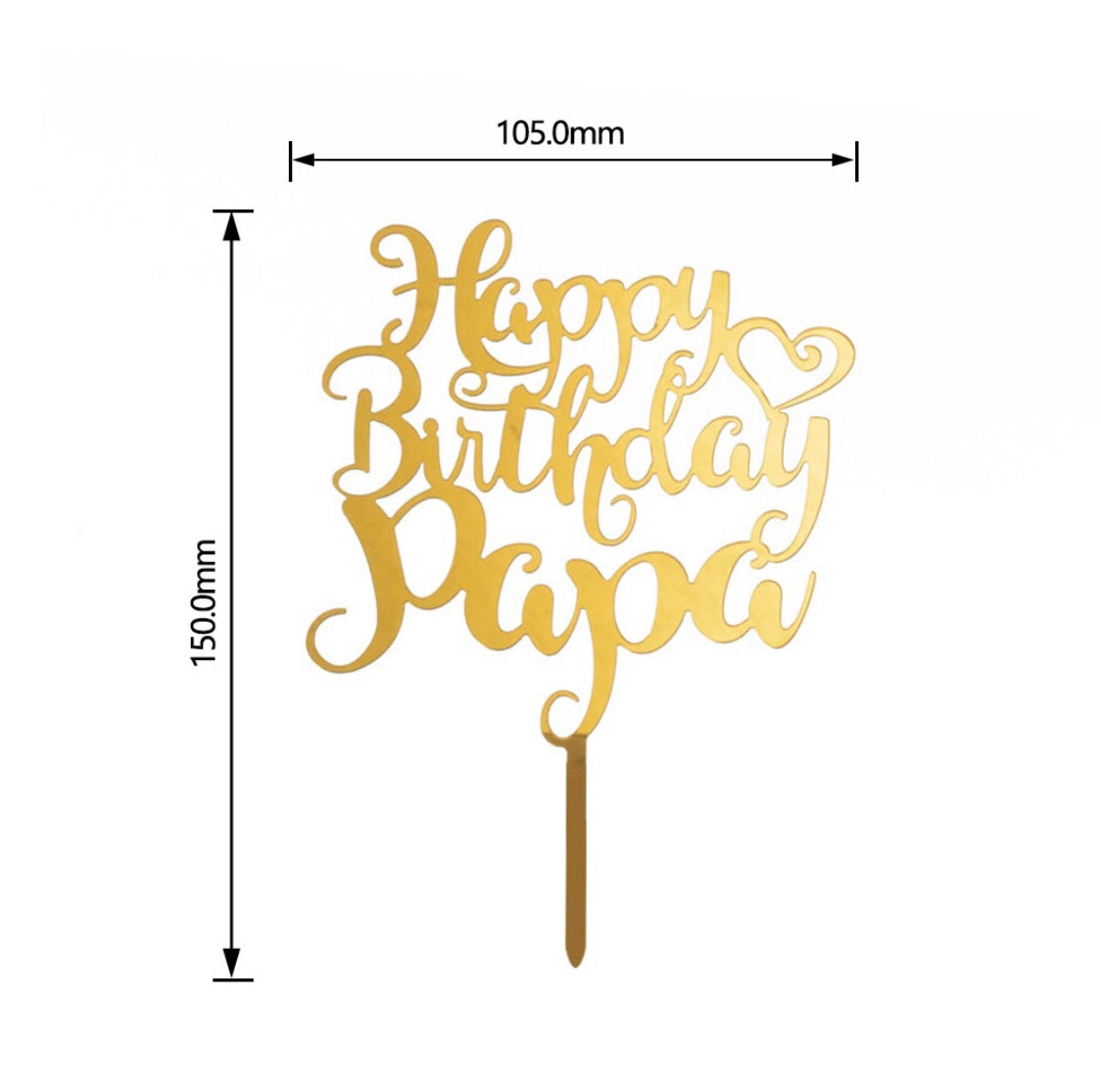 Free Greetings Cake Toppers (Choose Design)