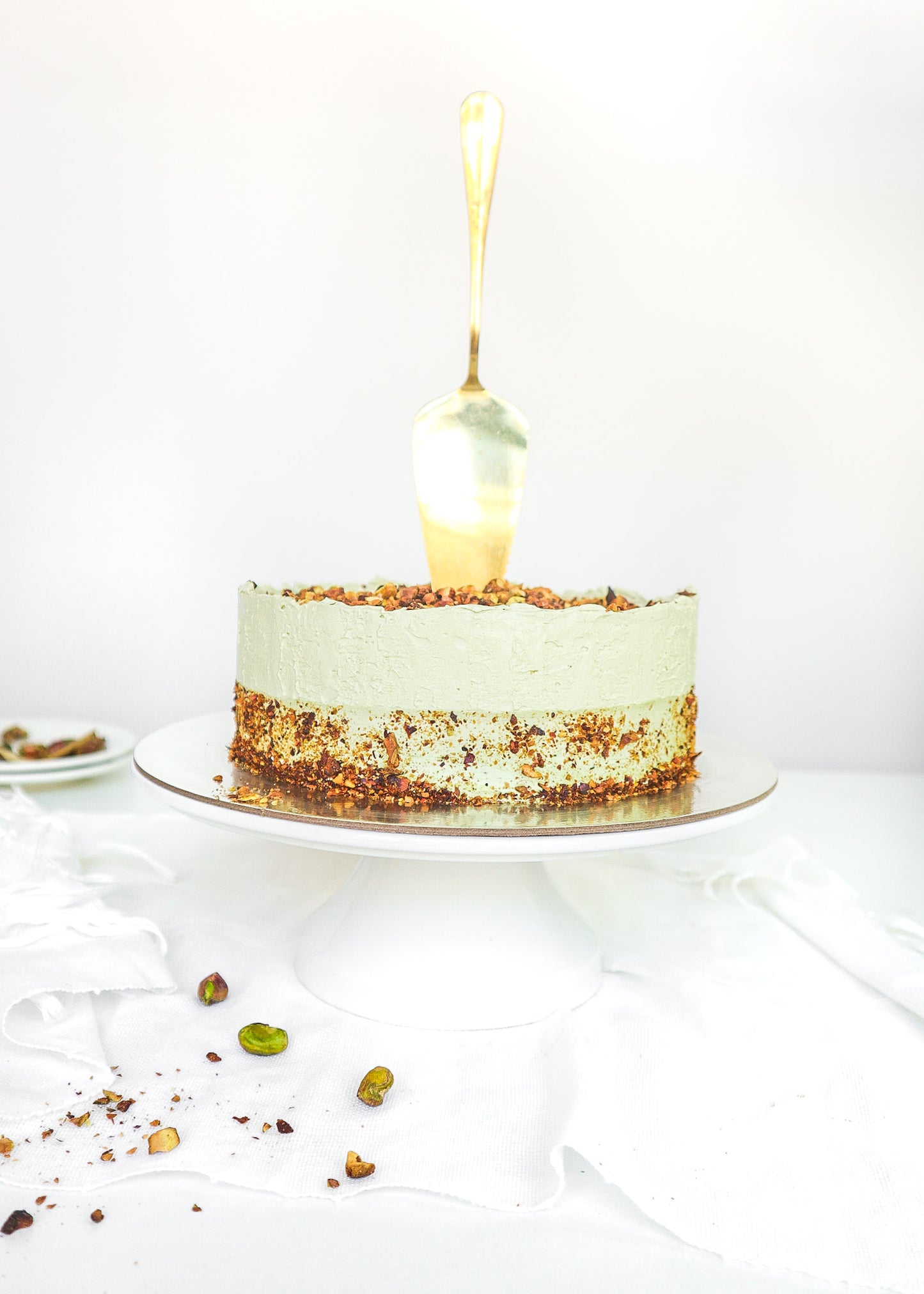 Best Seller: Matcha Pistachio Dates Caramel Cake