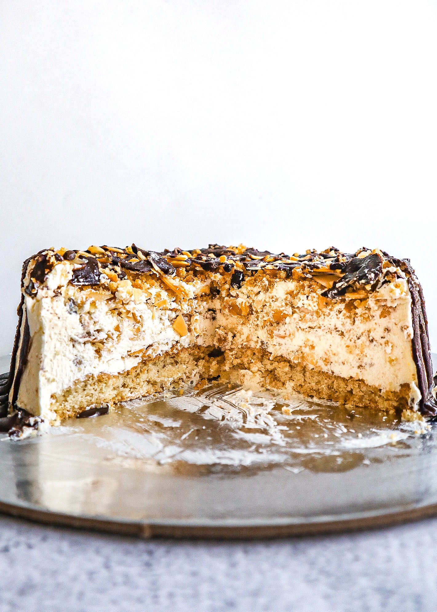 Almond & Dark Chocolate Sans Rival Cake